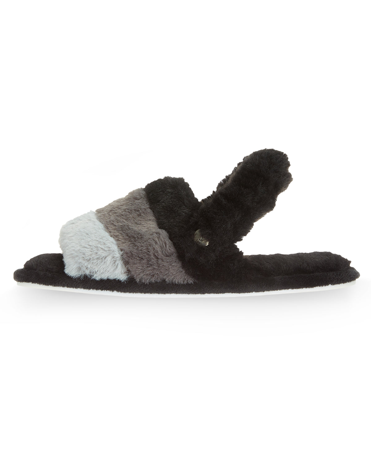 Kids' Colorblock Fur Plush Slippers