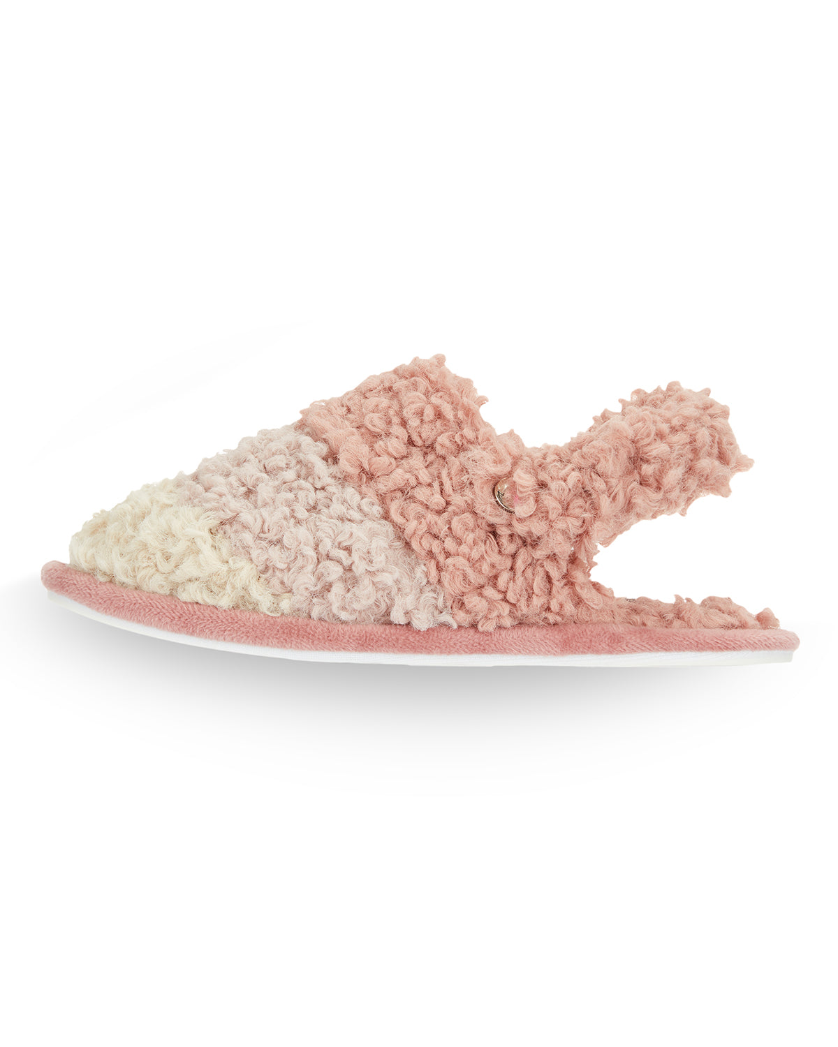 Kids' Shaggy Fur Plush Close Toed Slippers