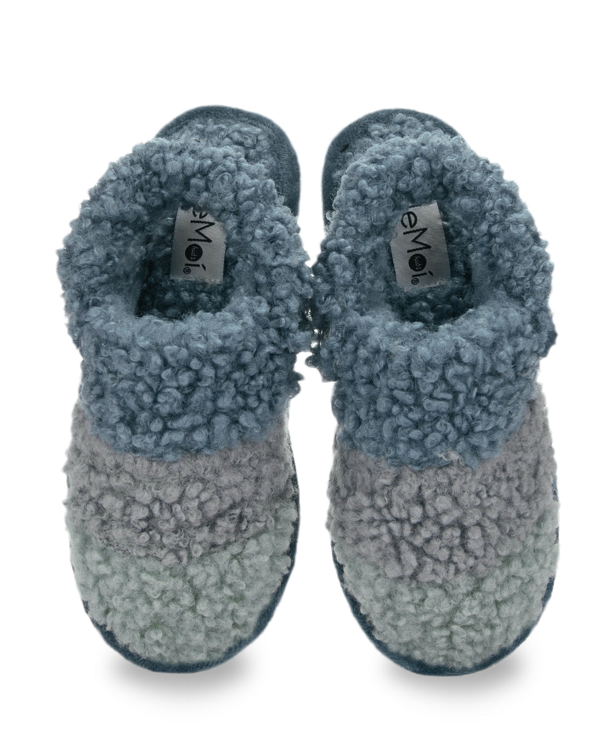 Kids' Shaggy Fur Plush Close Toed Slippers