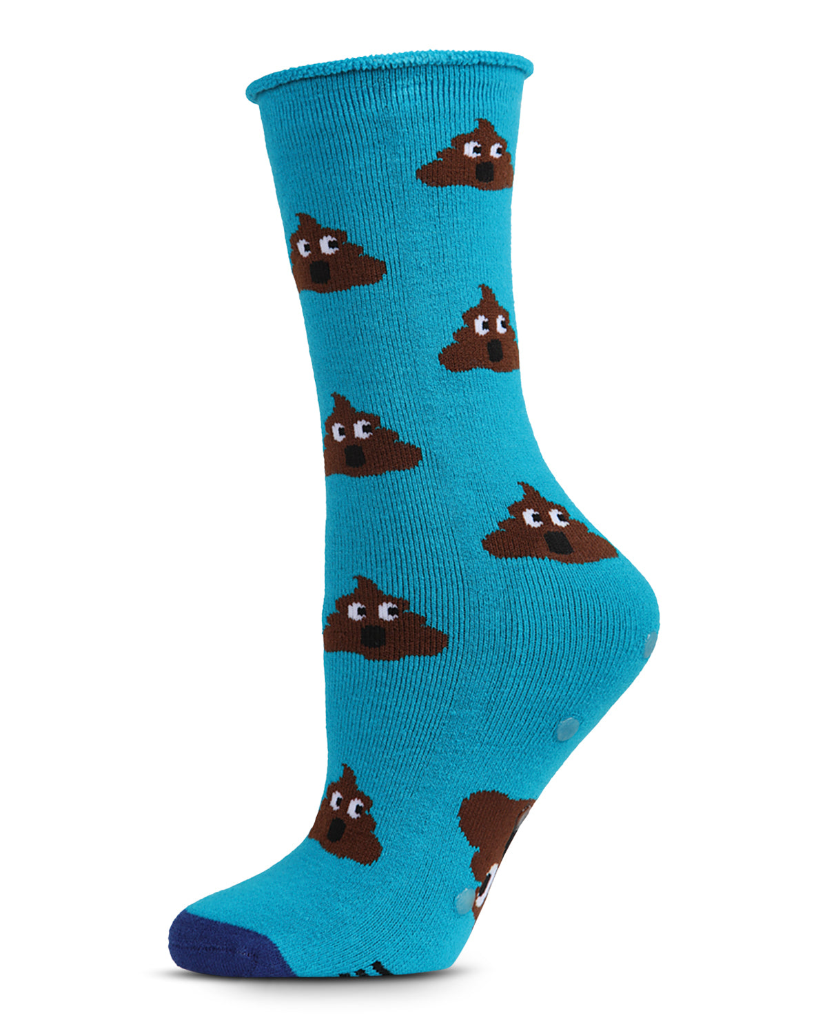 Sorry You Feel Like Poop Emoji Greeting Card Crew Socks