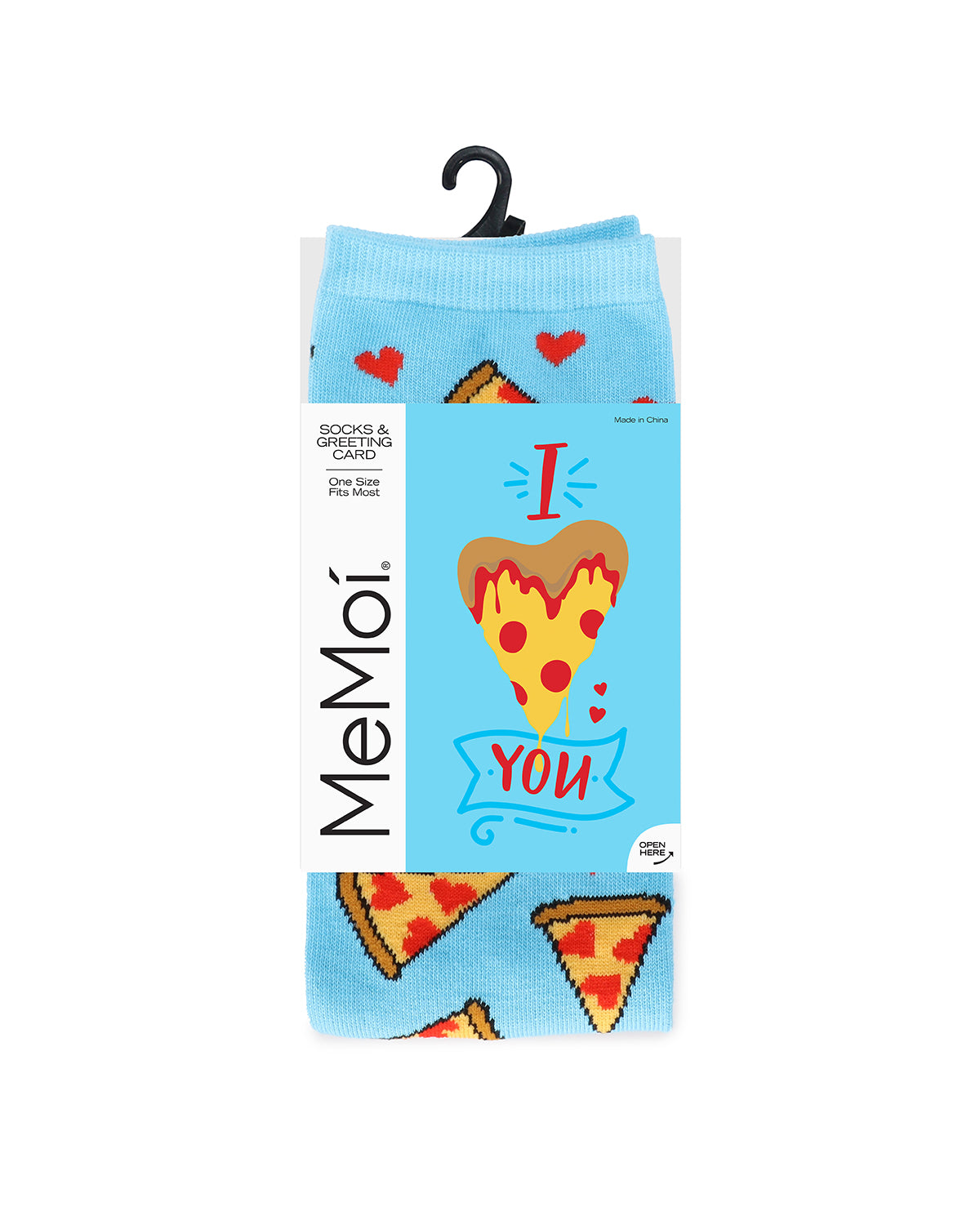 U Gotta Pizza My Heart Greeting Card Socks