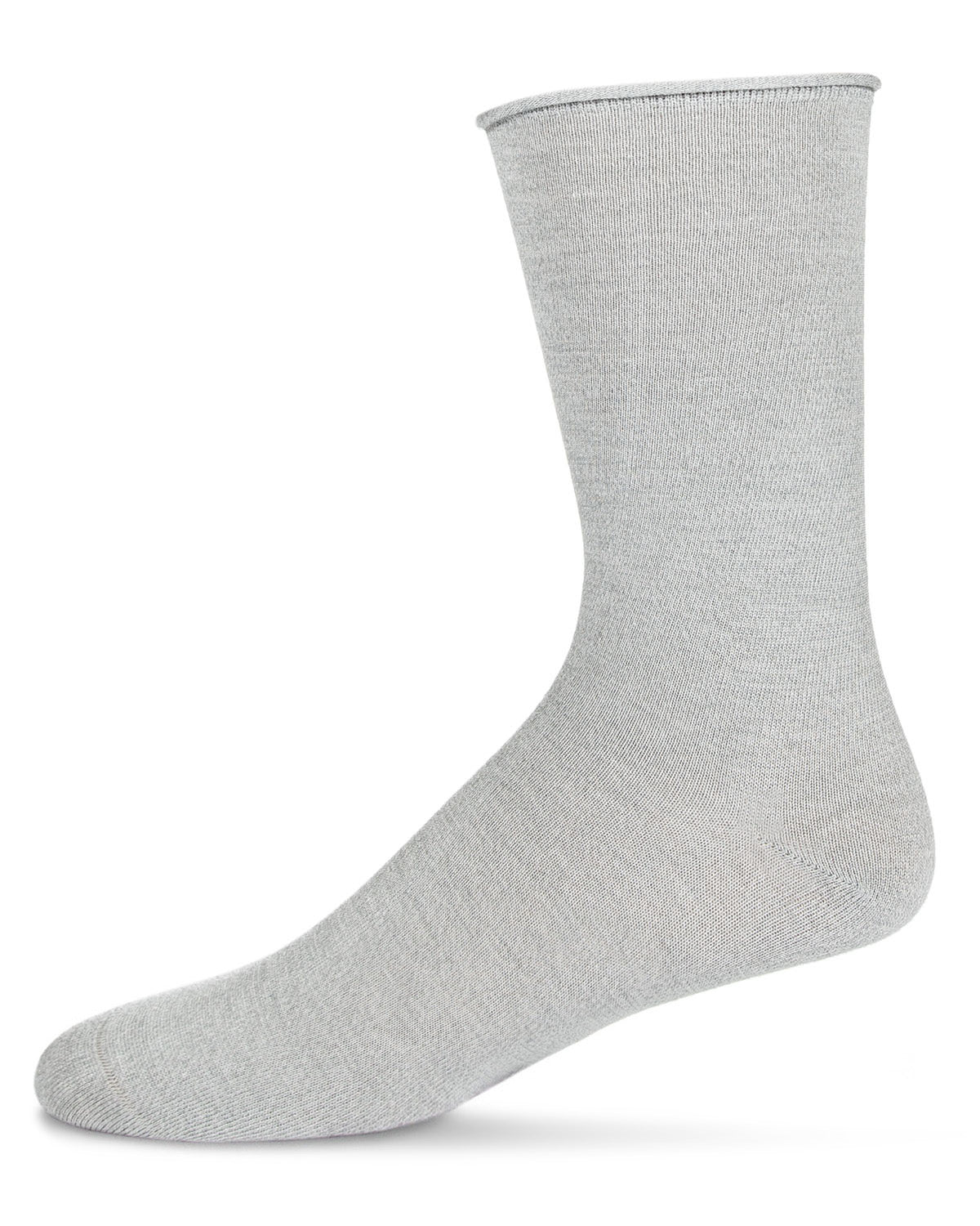 Women's Essential Roll Cuff Bamboo Blend Crew Socks