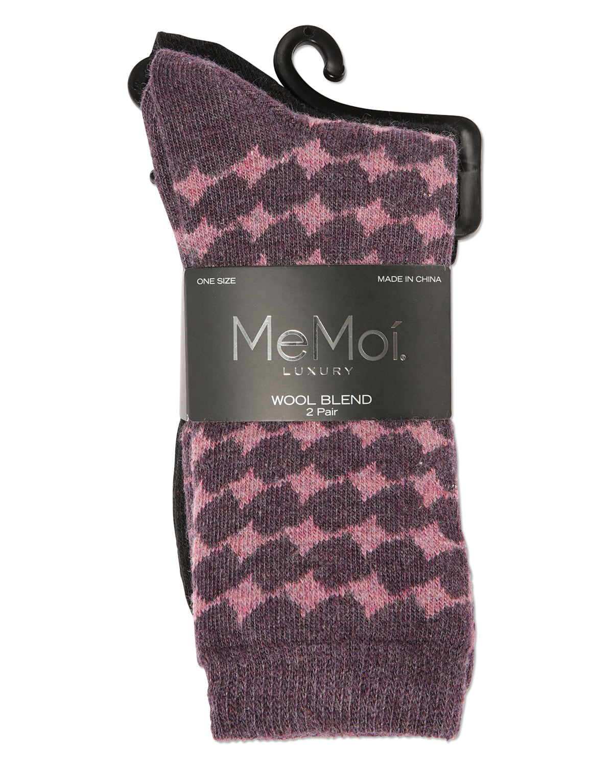 Women's 2 Pack Wool Waves Crew Socks