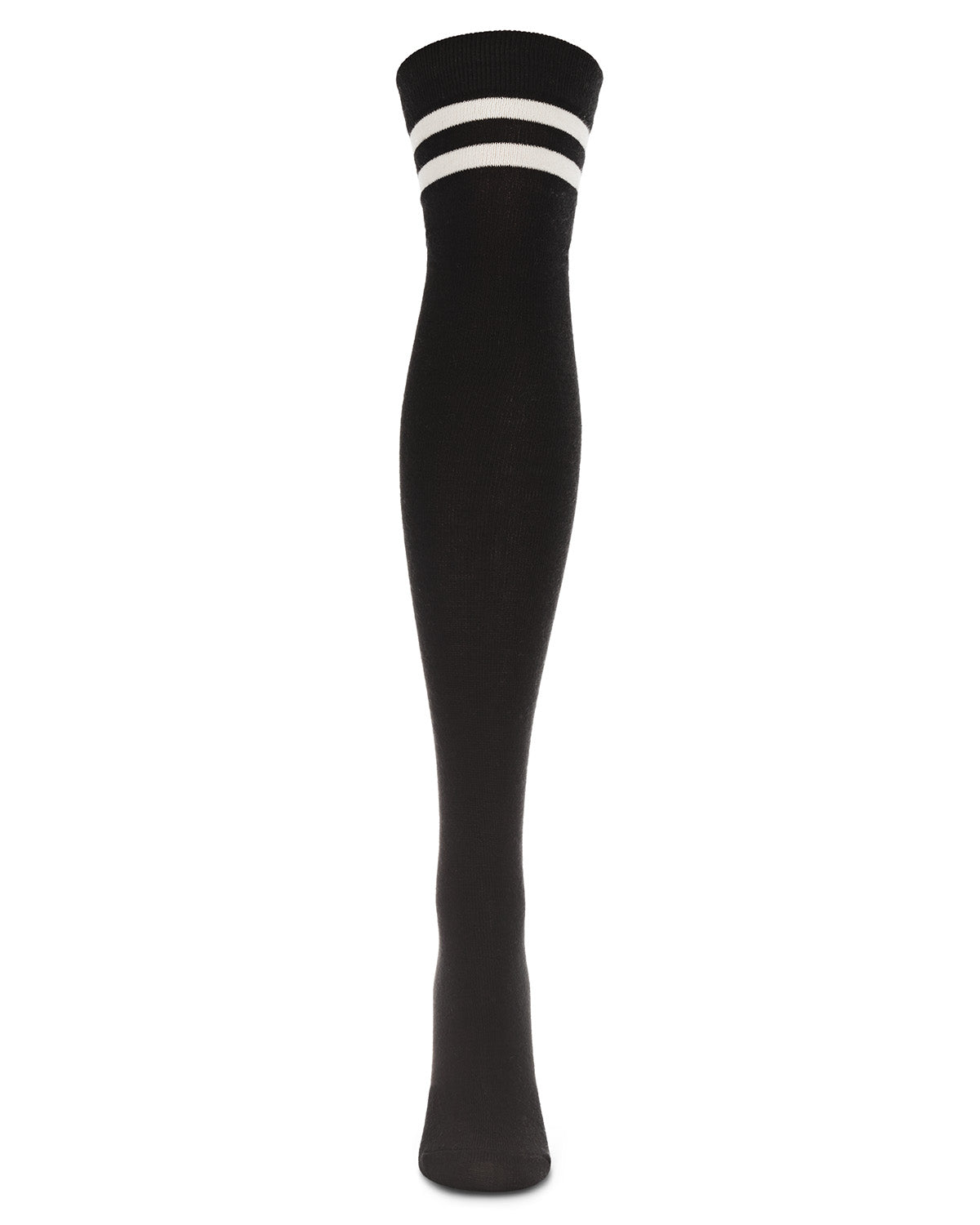 Top Stripe Cashmere Blend Over The Knee Warm Socks