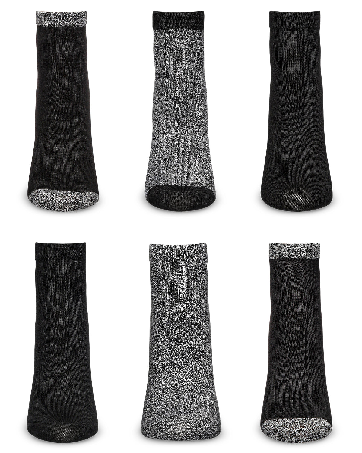 Women's 6 Pair Pack Marled ButterSoft Low-Cut Socks