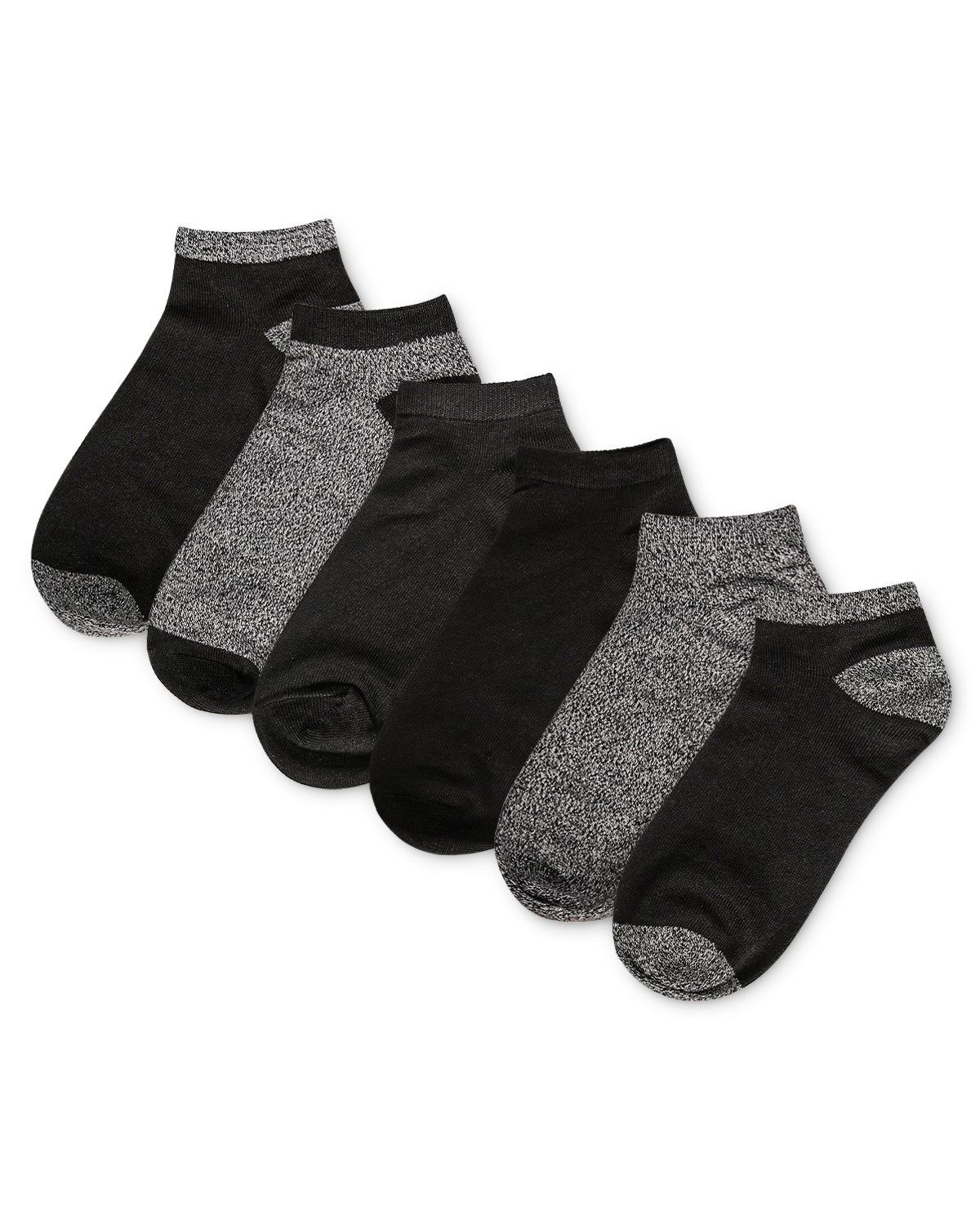 Women's 6 Pair Pack Marled ButterSoft Low-Cut Socks