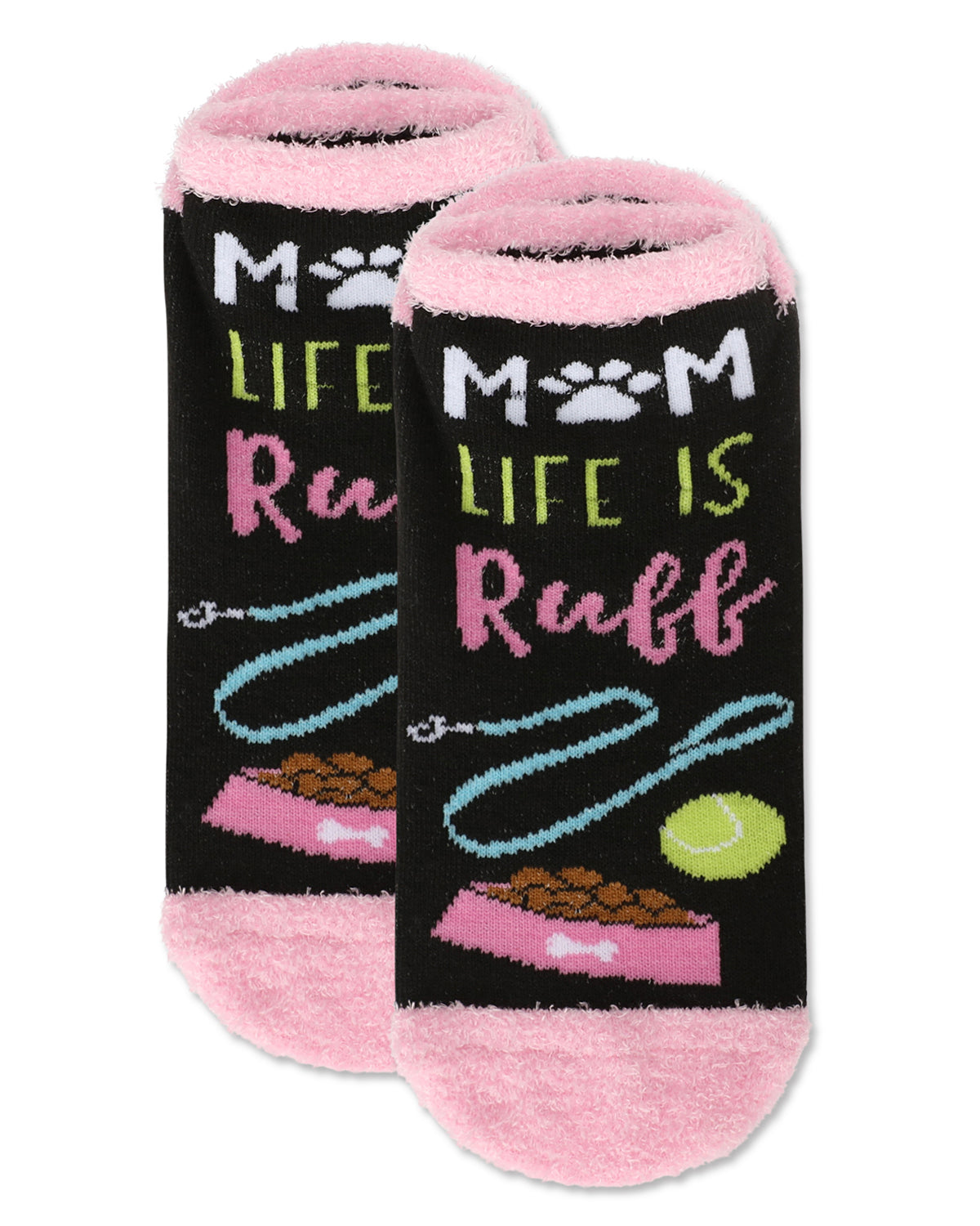 Women's Dog Mom Life Low-Cut Non-Skid Socks