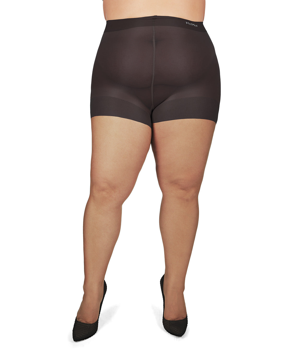 Plus Size Curvy Ultra Sheer Control Top Pantyhose