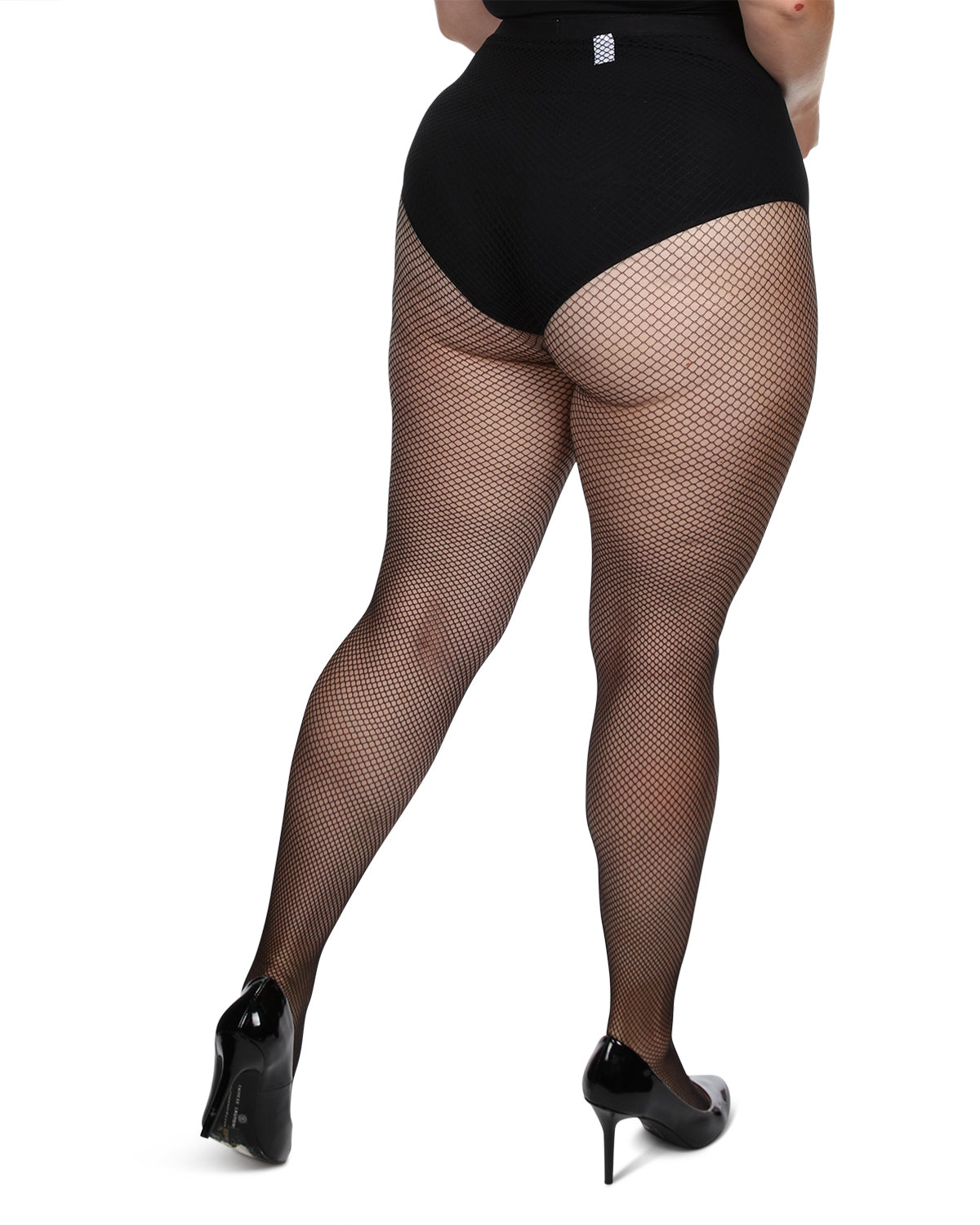 Plus Size Curvy Fishnet Tights