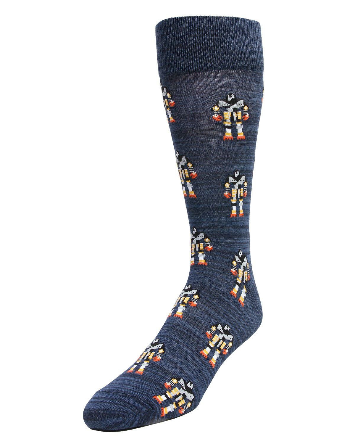 Robot Overlords Bamboo Blend Cartoon Men's Socks