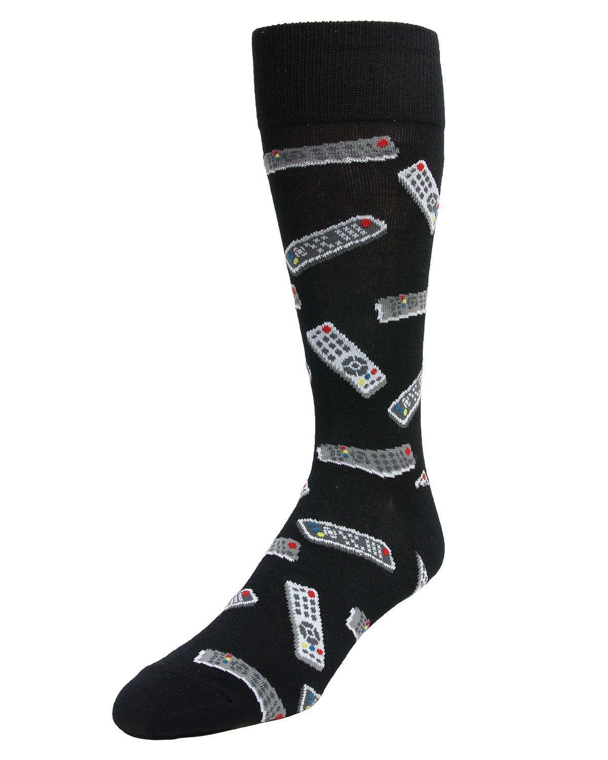 Control Center Remote Men's Bamboo Blend Crew Socks