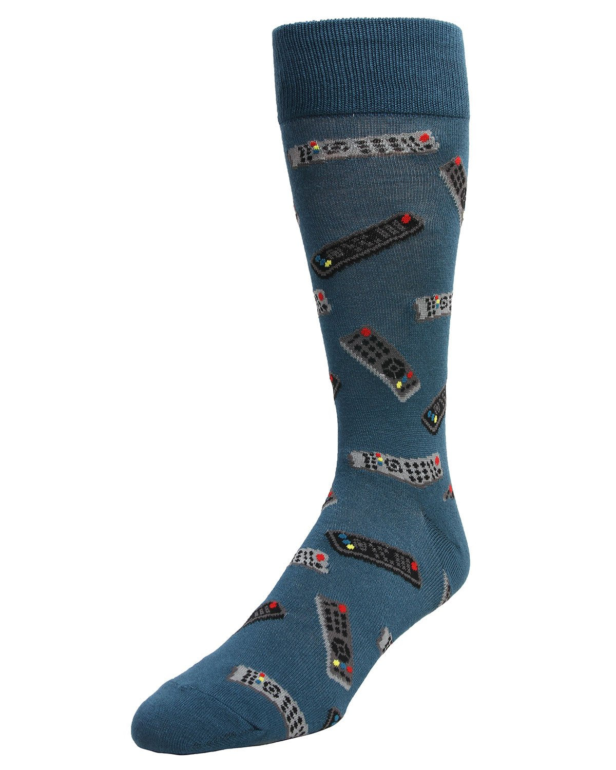 Control Center Remote Men's Bamboo Blend Crew Socks