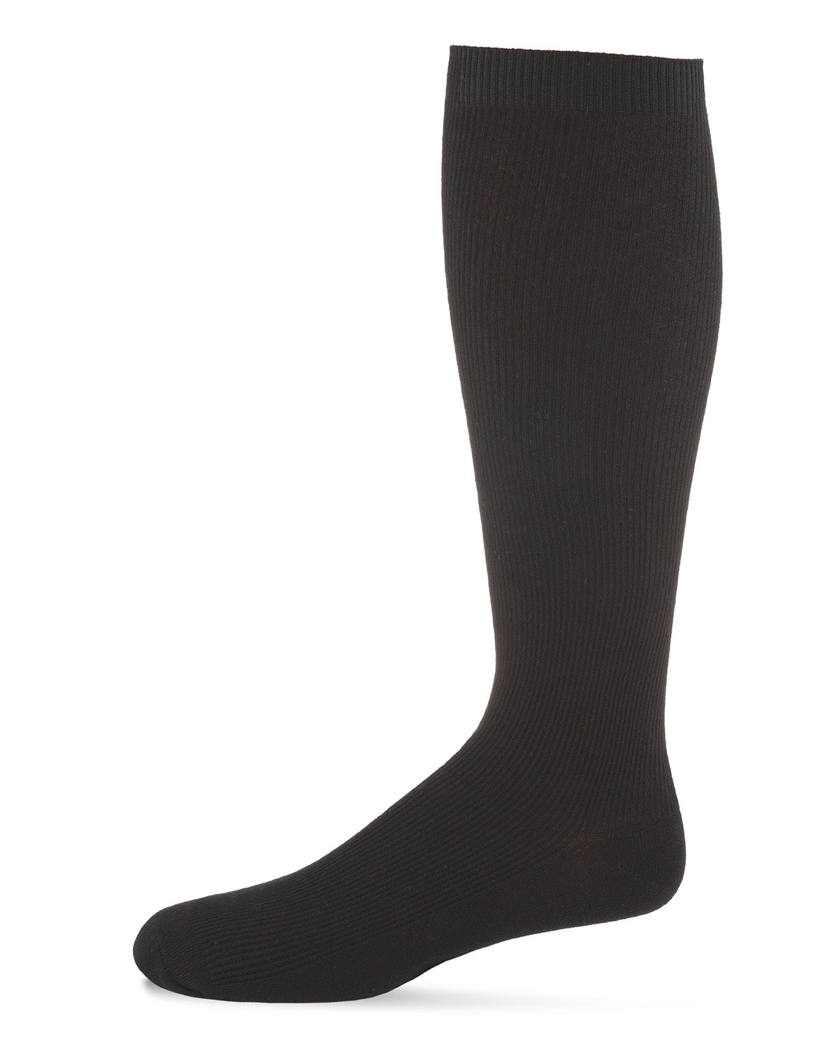 Men's Bamboo Blend Solid Ribbed Crew Socks