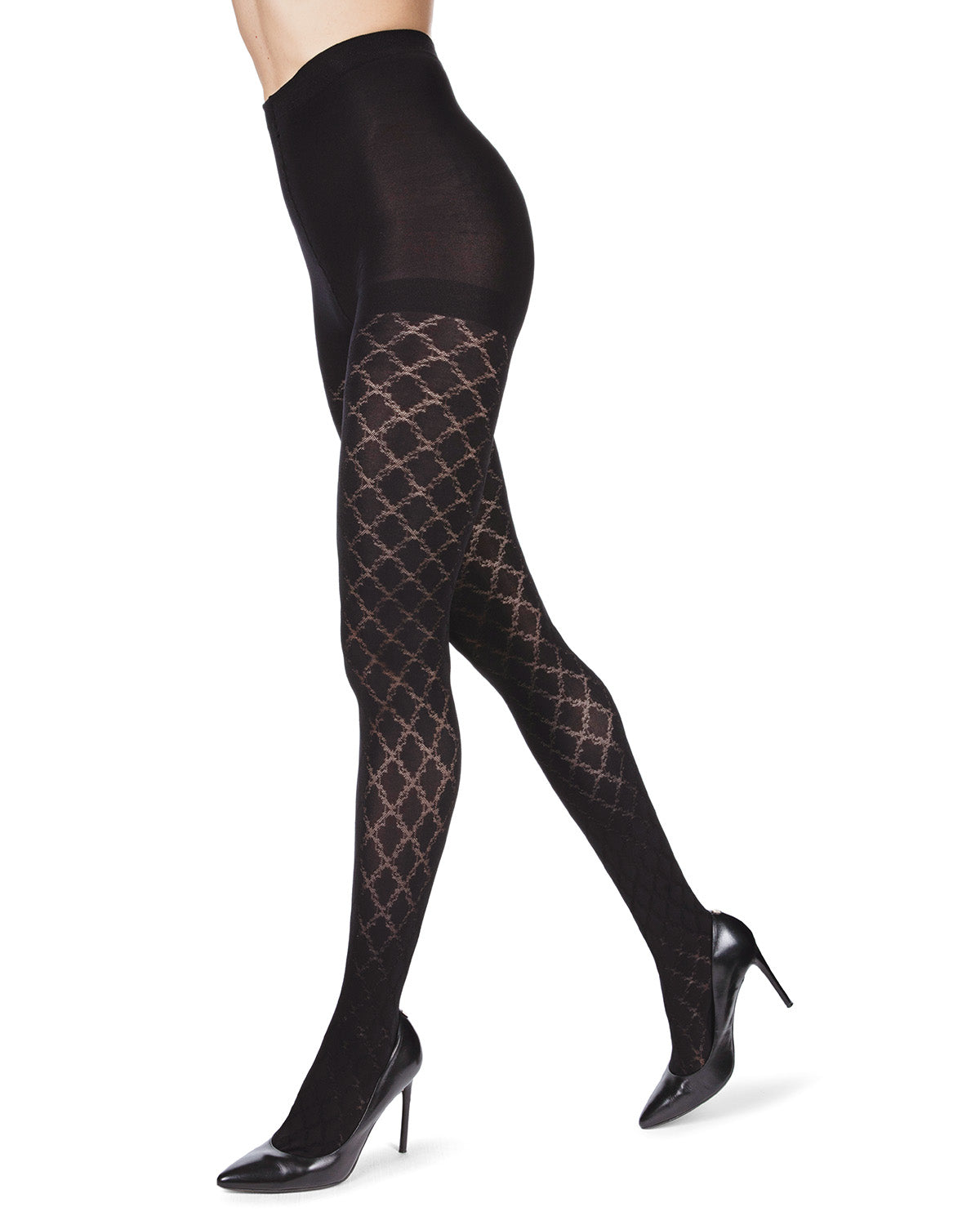 Ultra-Sleek Opaque Cloudpoint Tights