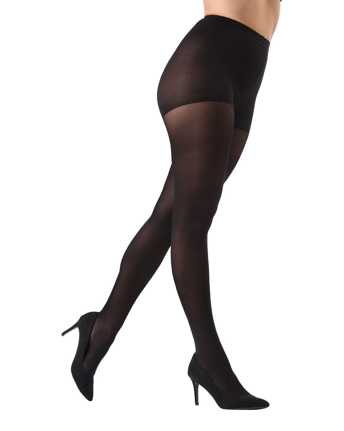 Velveteen Semi-Opaque 30 Denier Control Top Tights