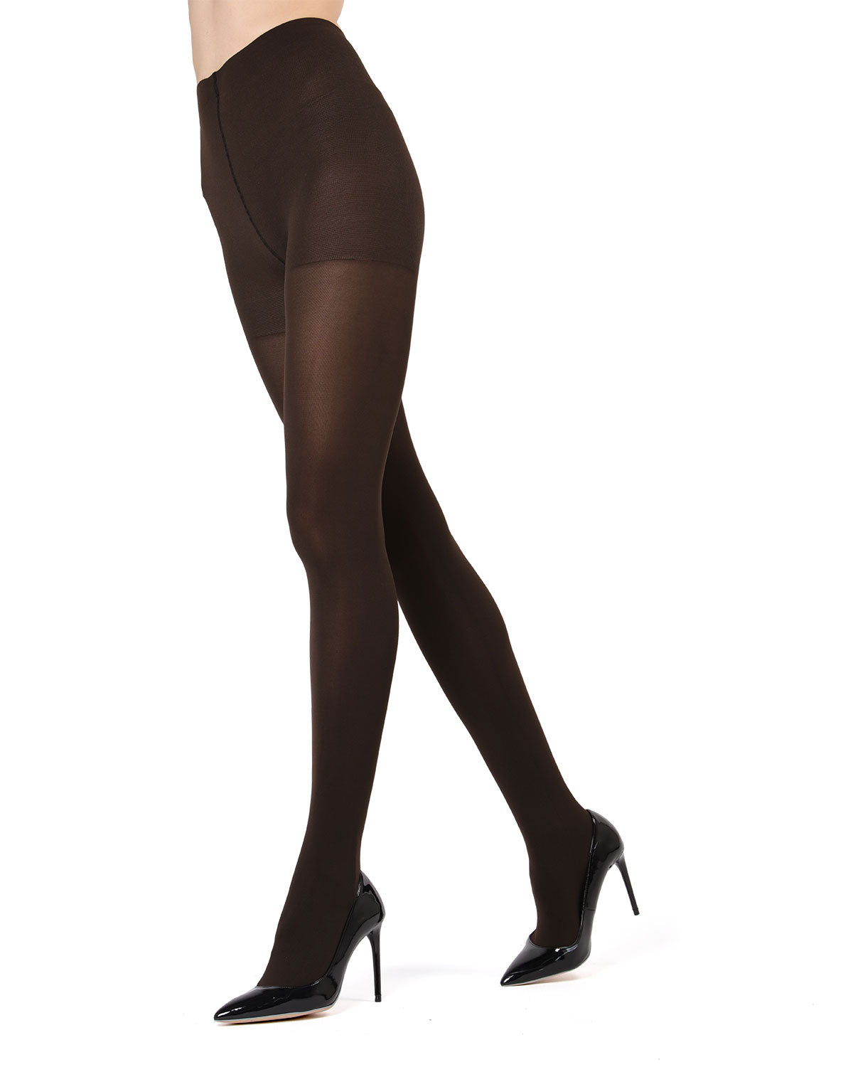 Completely Opaque Control Top Tights