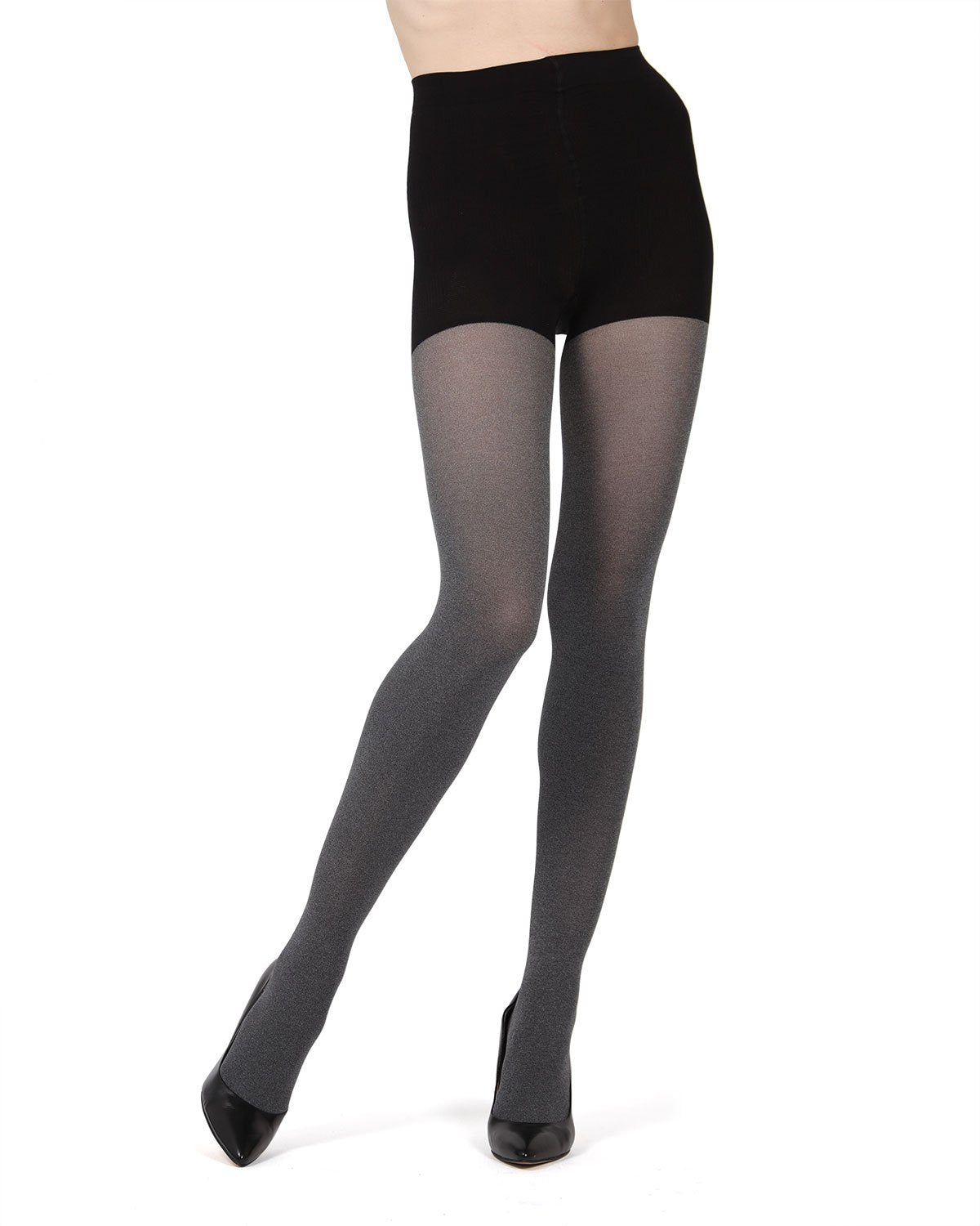 FirmFit Heather Control Top Opaque Tights