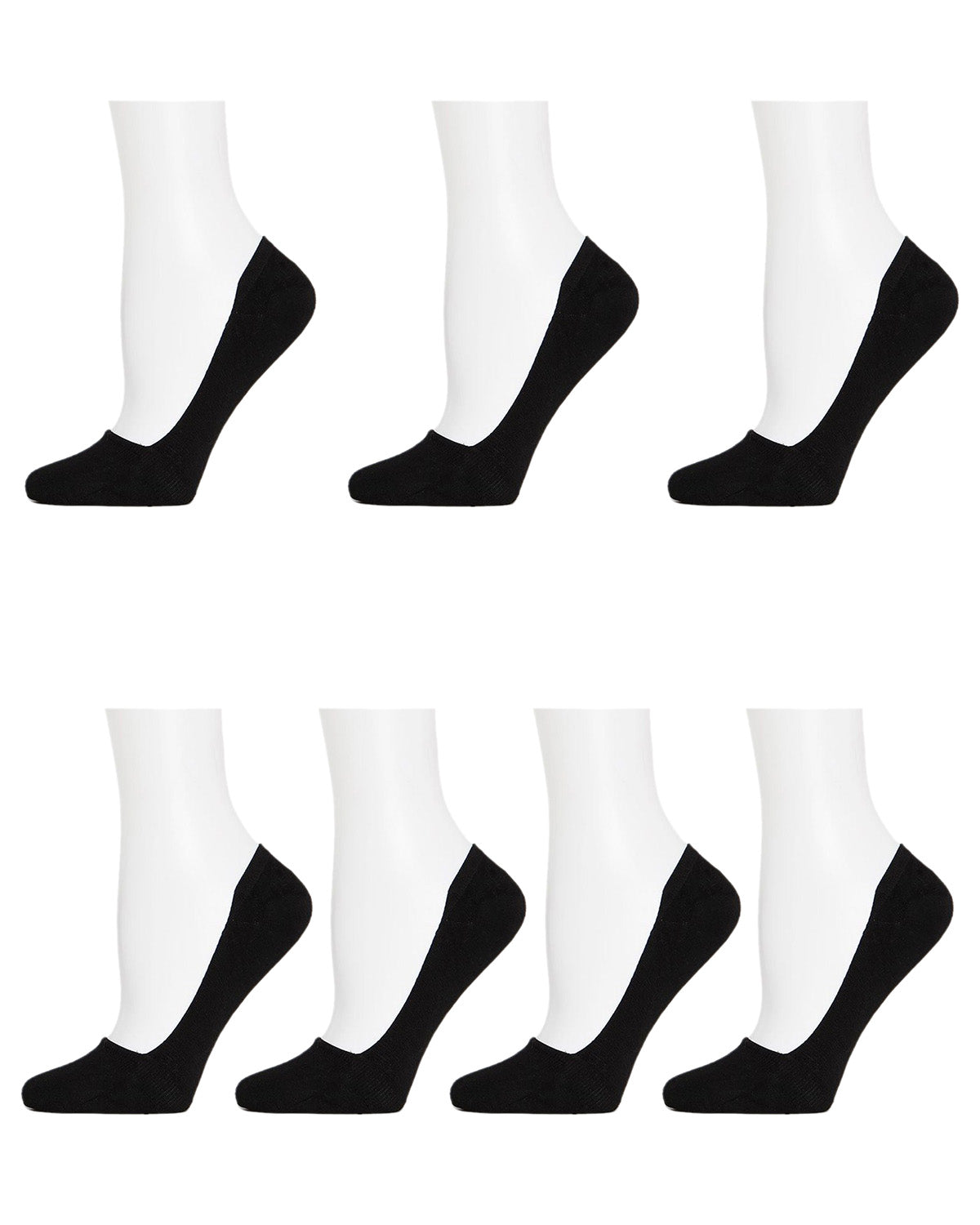 Mid-Cut Liner Cotton Blend Sock 7-Pack