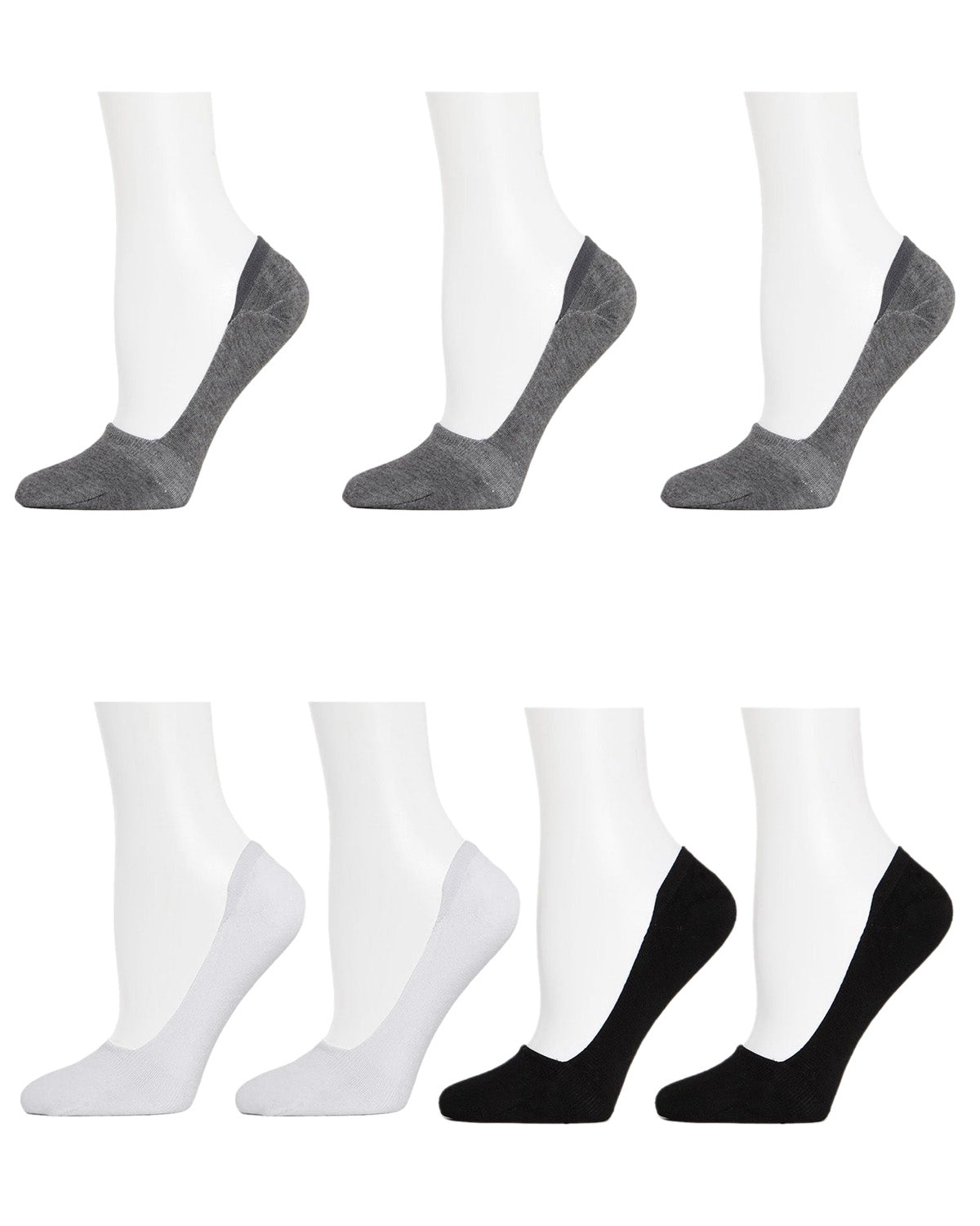 Mid-Cut Liner Cotton Blend Sock 7-Pack