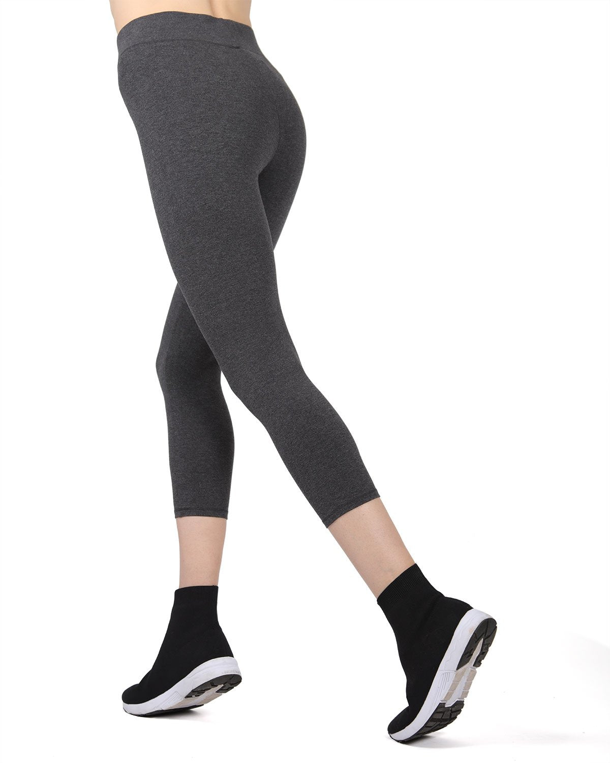 Women's Comfort Cotton Capri Lightweight Leggings