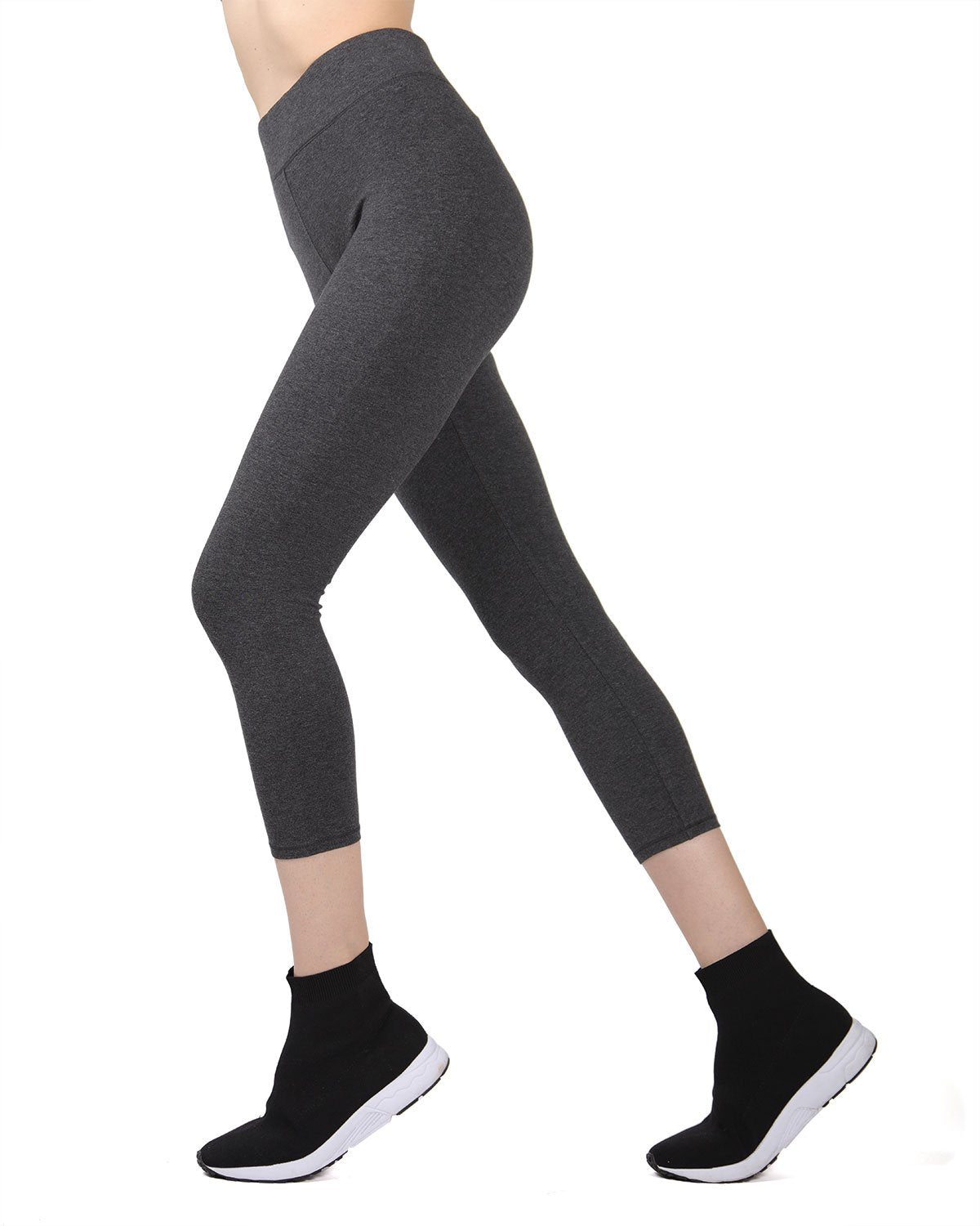 Women's Comfort Cotton Capri Lightweight Leggings