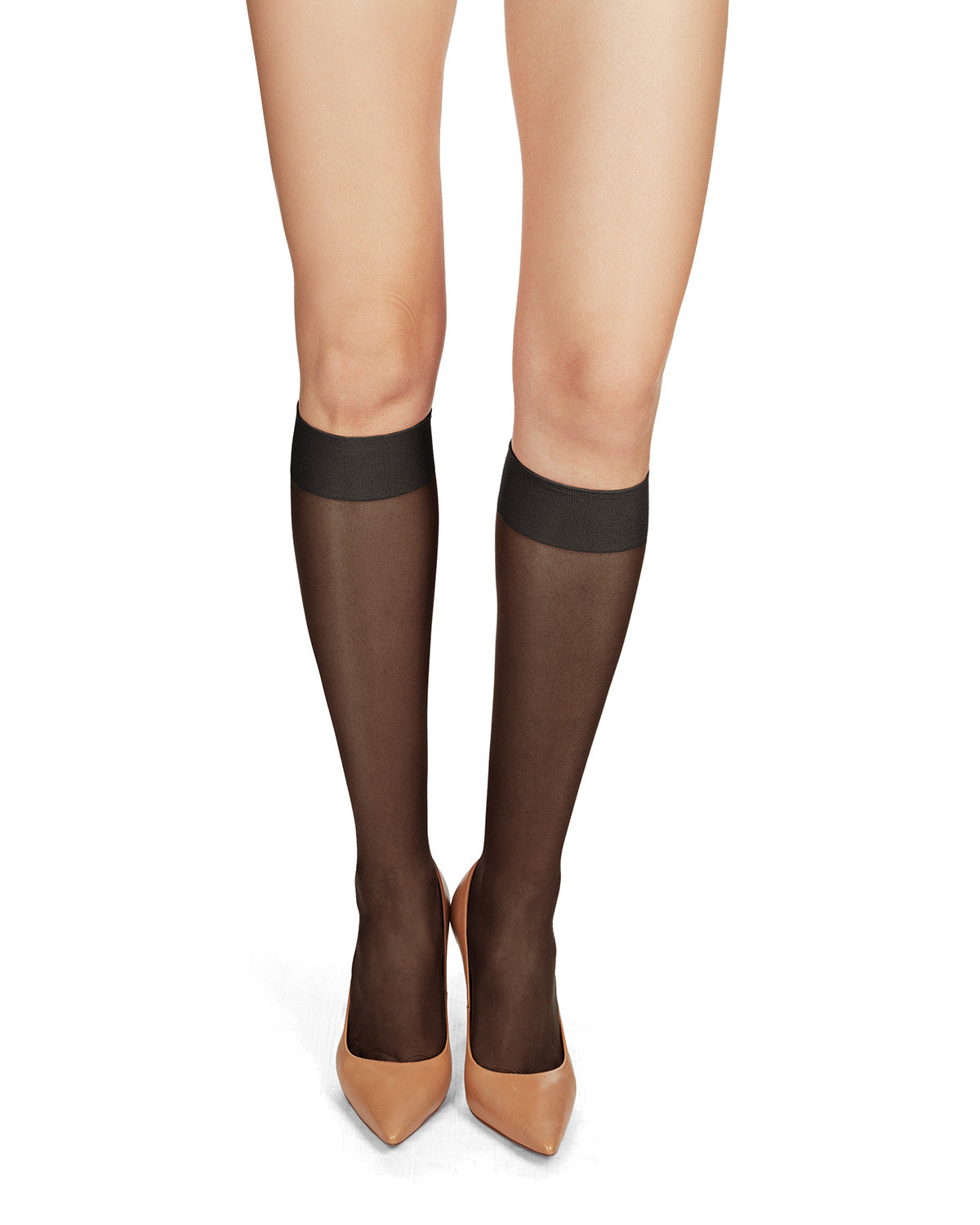 Memoi 30 Denier Sheer Light Support Tights with Control Top - MM