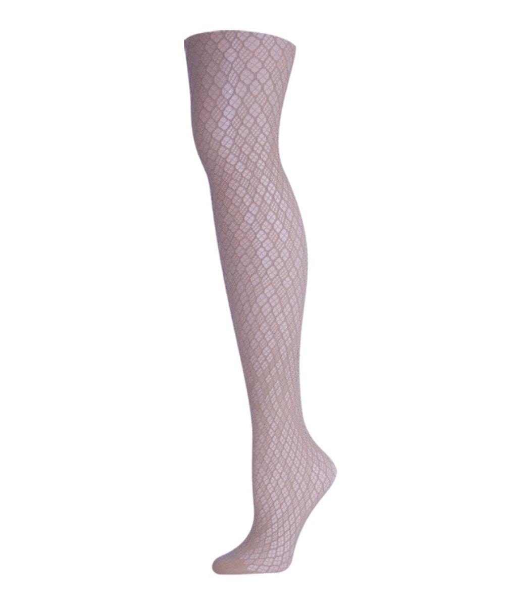 Women's Checkered Diamonds Nylon Net Tights