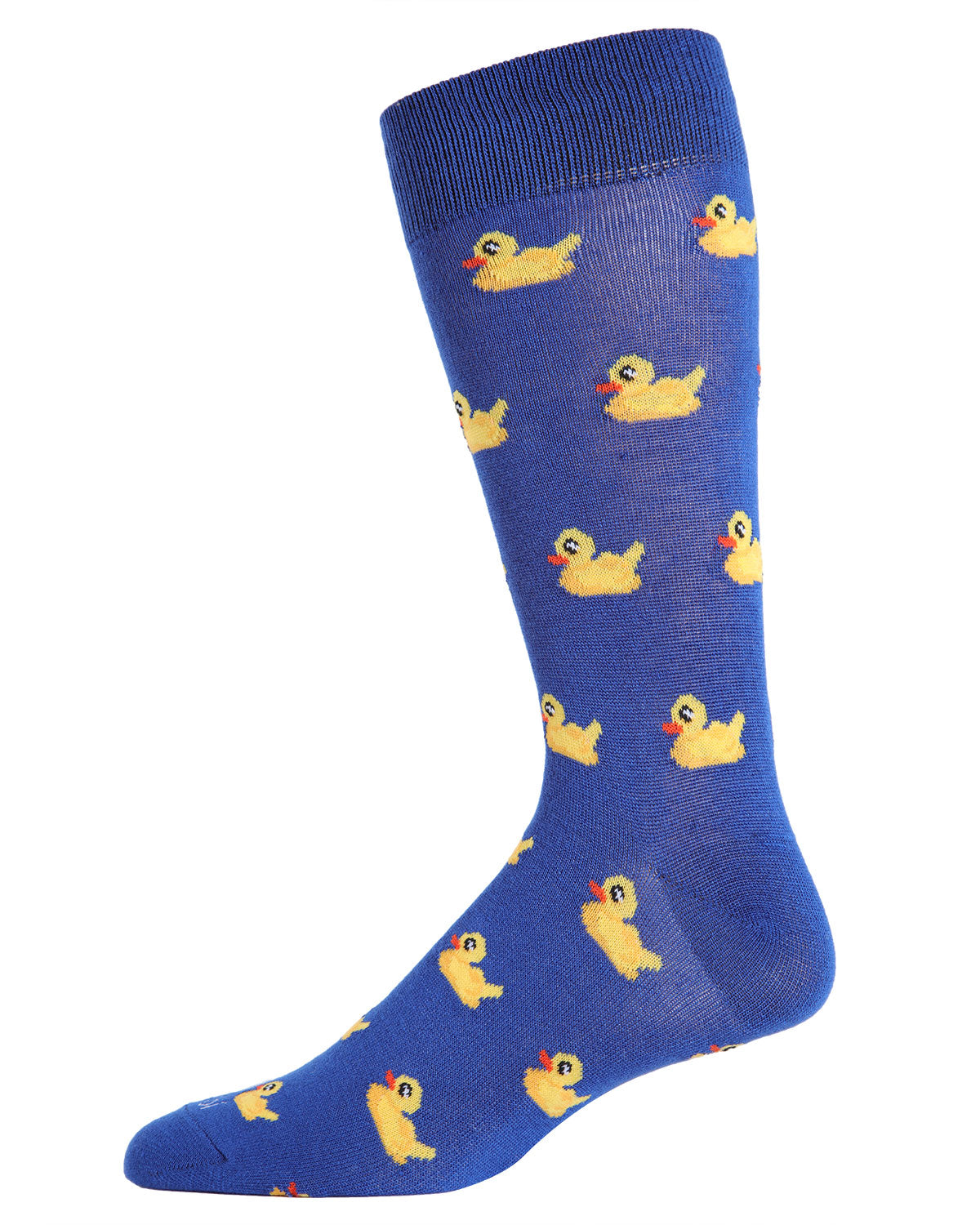 Men's Rubber Duckie Bamboo Blend Novelty Crew Sock