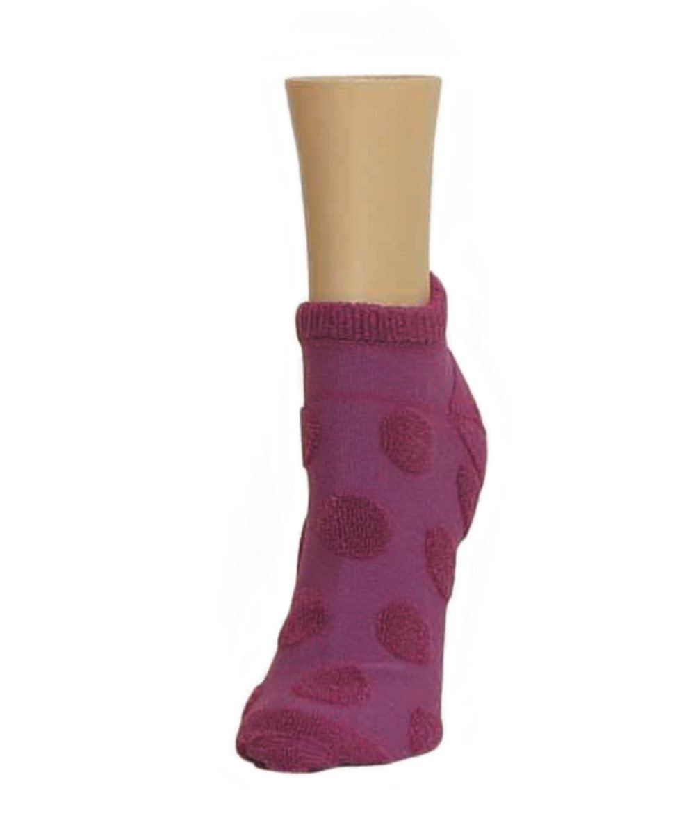 Textured Polka Dot Anklet Socks