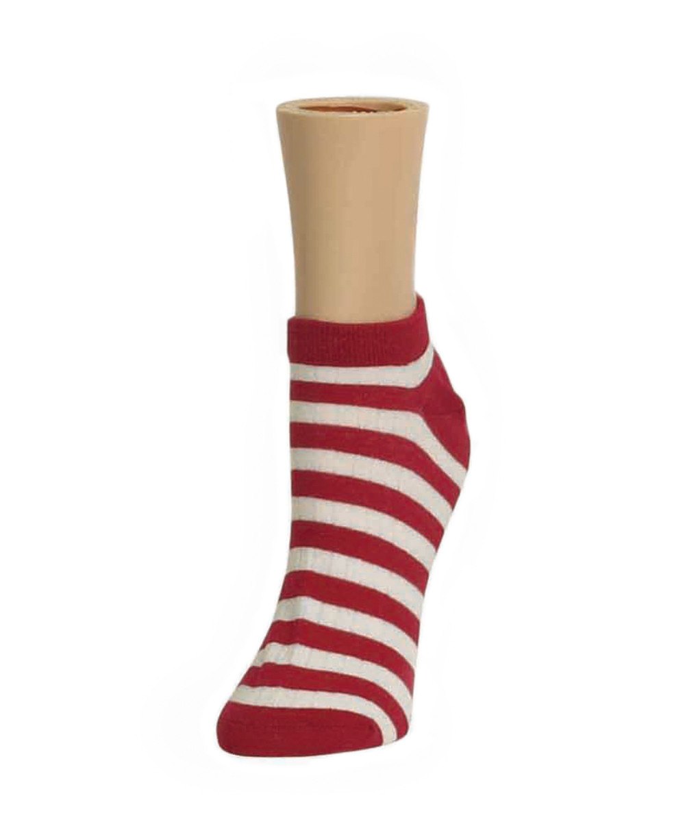 Color Striped Low-Cut Women's Anklet Socks