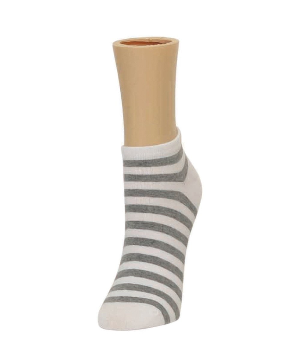 Classic Stripe Soft-Fit Cotton-Rich Low Cut Happy Sock