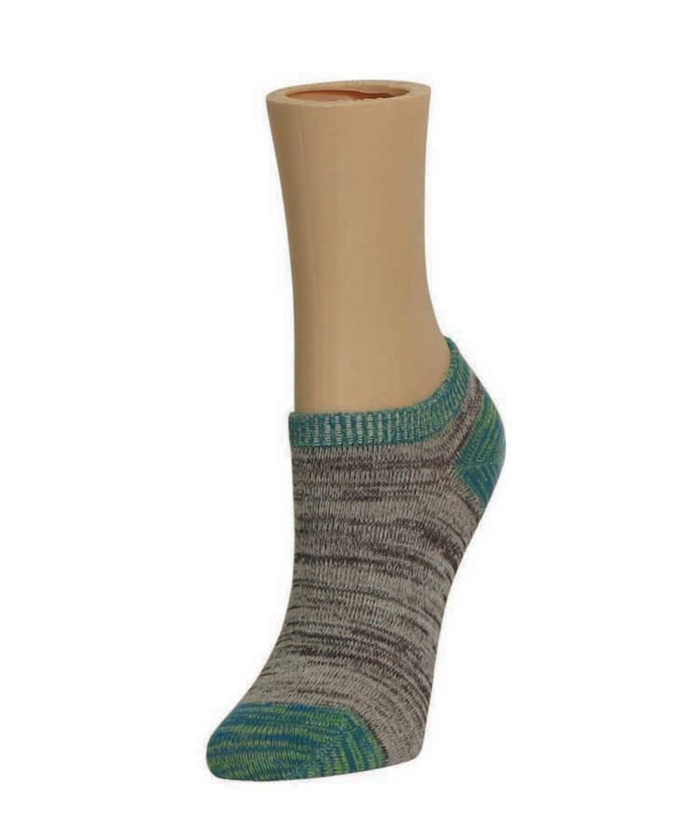 Color Blend Soft-Fit Cotton-Rich Low Cut Socks