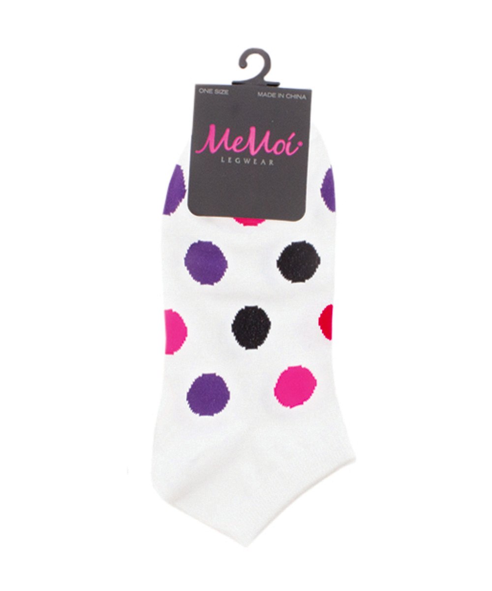 Polka Dance Soft-Fit Cotton-Rich Low Cut Women's Socks