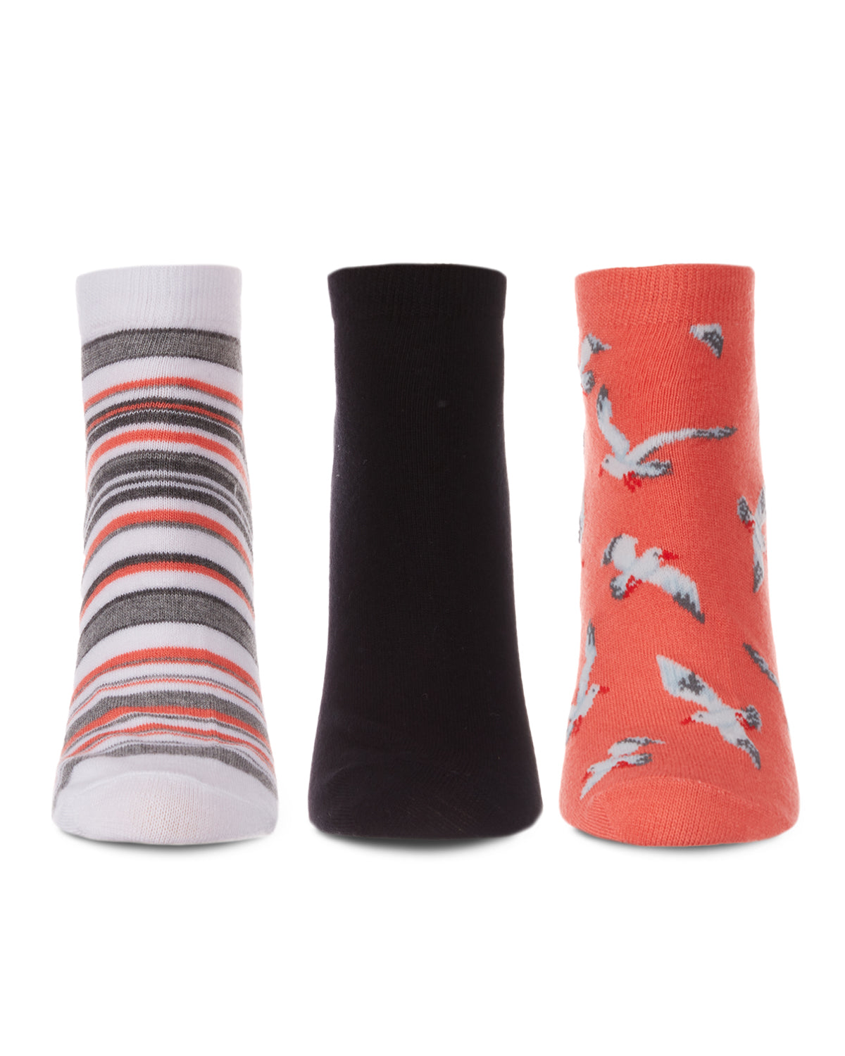 Women's 3 Pair Pack Seagulls Bamboo Blend Low-Cut Socks