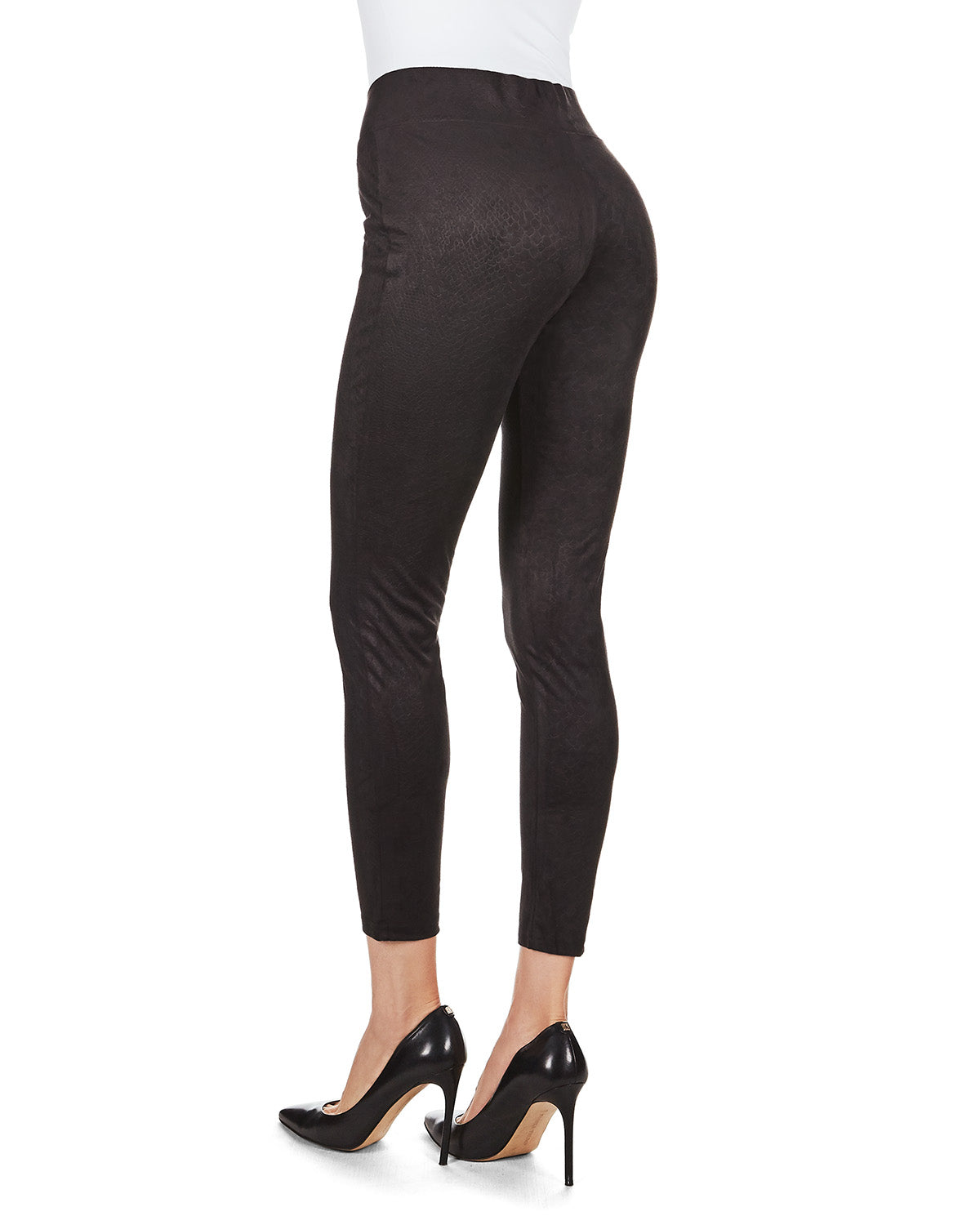 Morrison High-Waisted Snakeskin Leggings