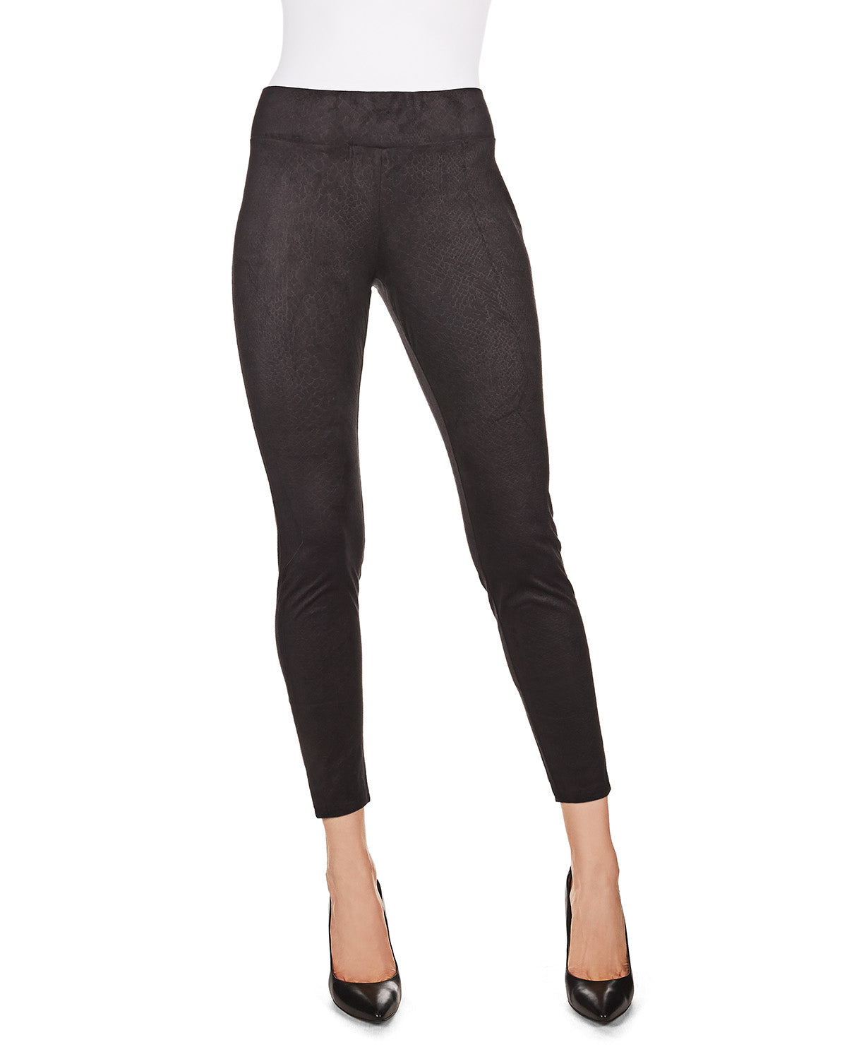 Morrison High-Waisted Snakeskin Leggings