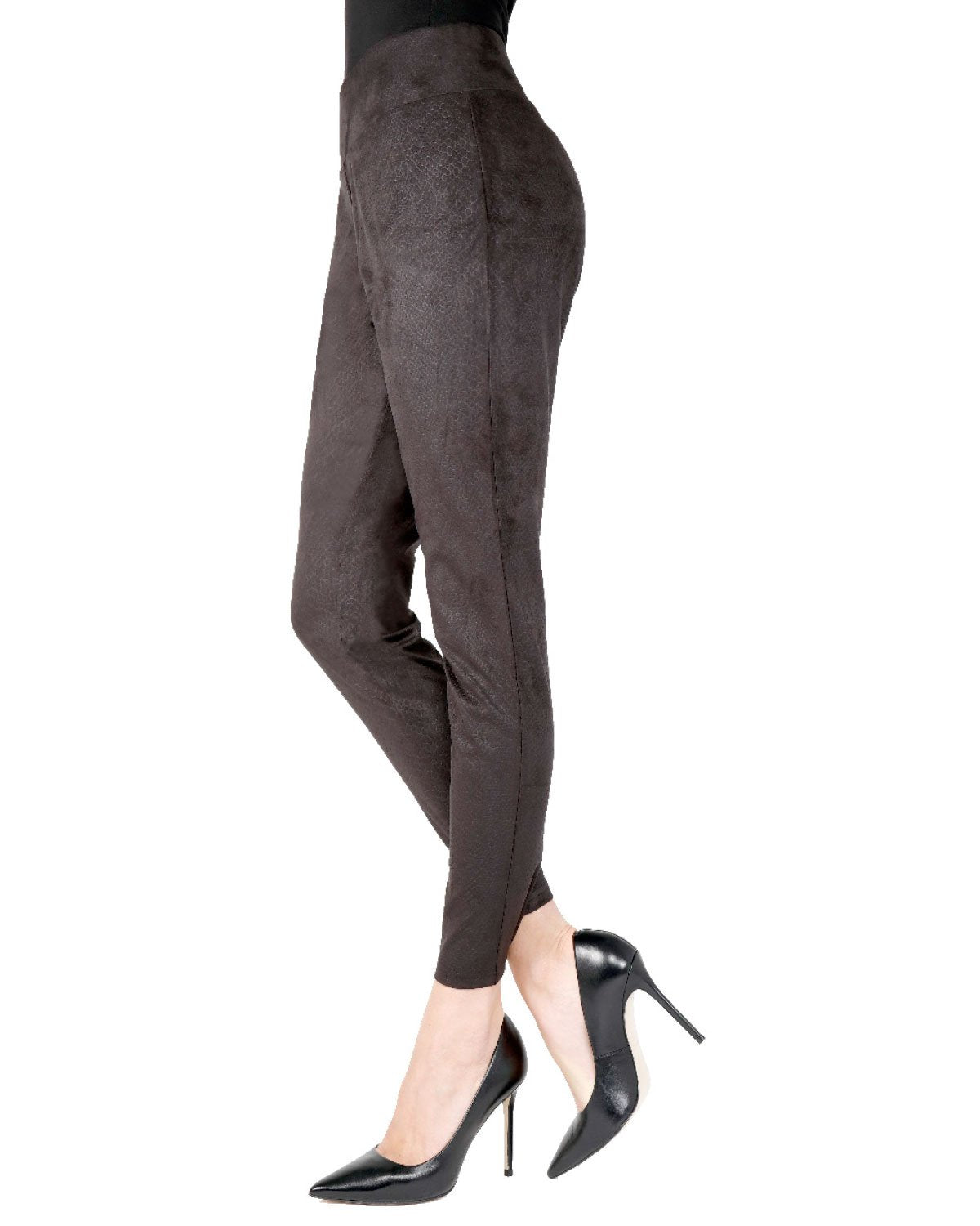 Morrison High-Waisted Snakeskin Leggings