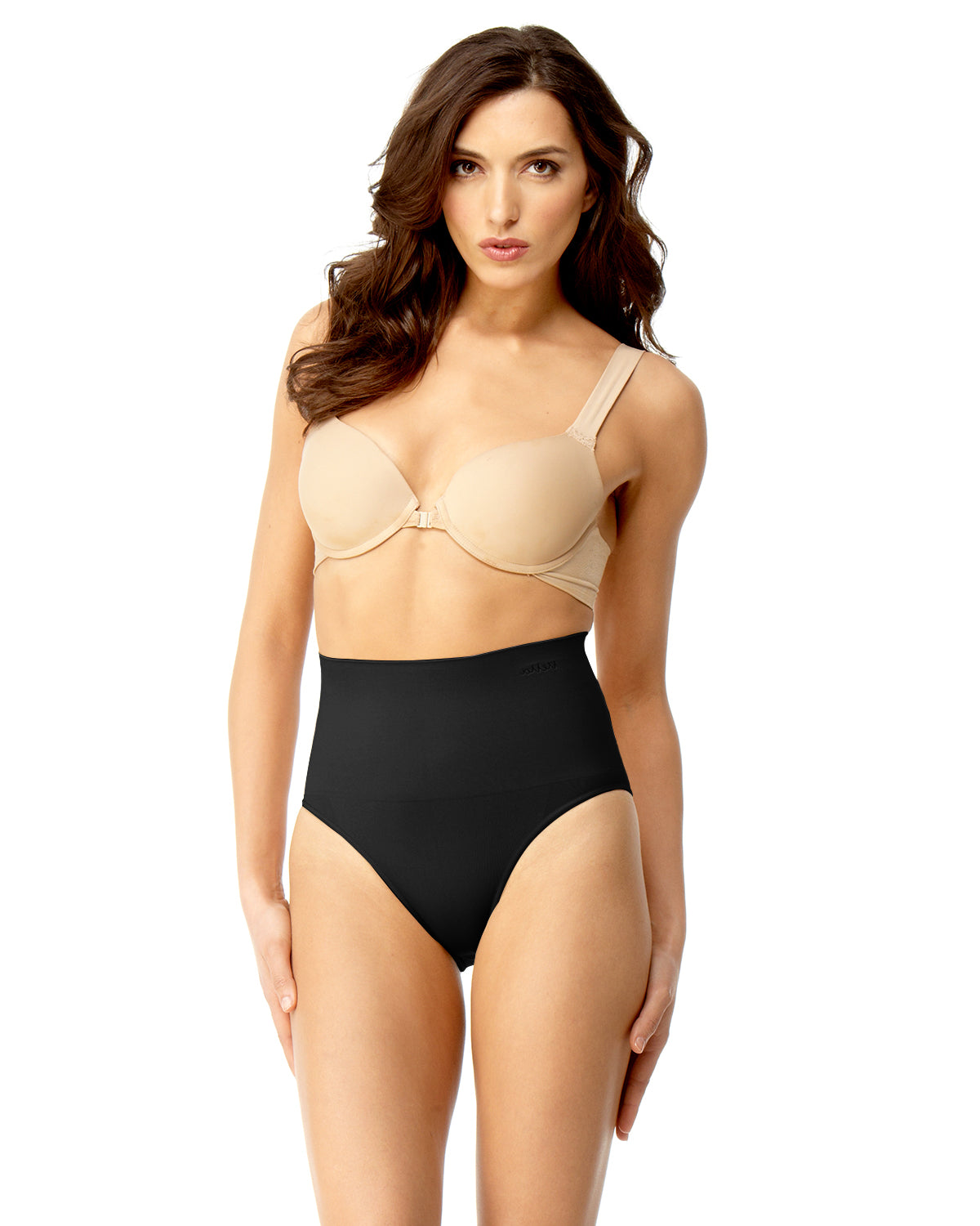 High-Waisted Moderate Coverage Seamless Shaper Brief