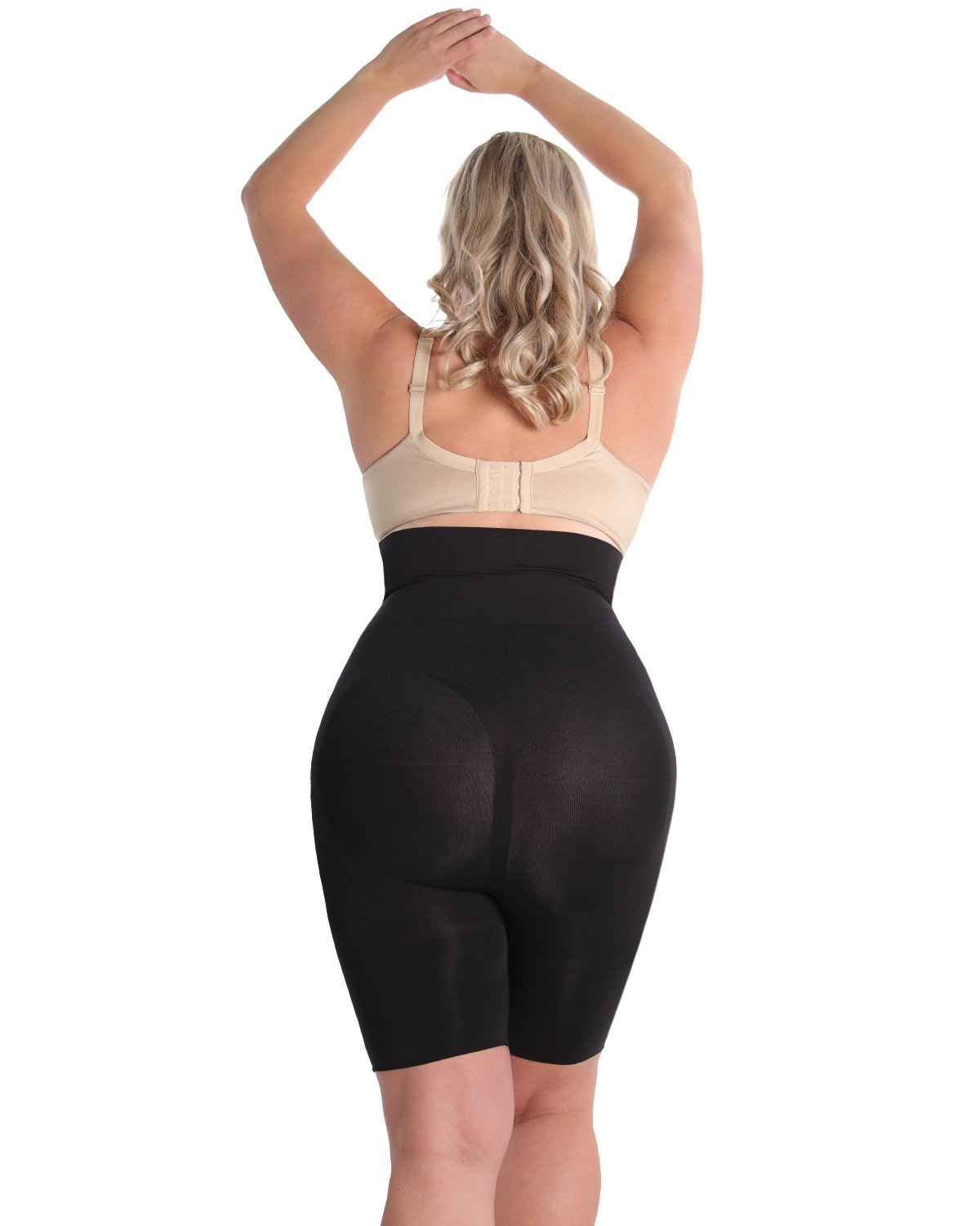 High-Waisted Tummy Control Shaping Capri Leggings