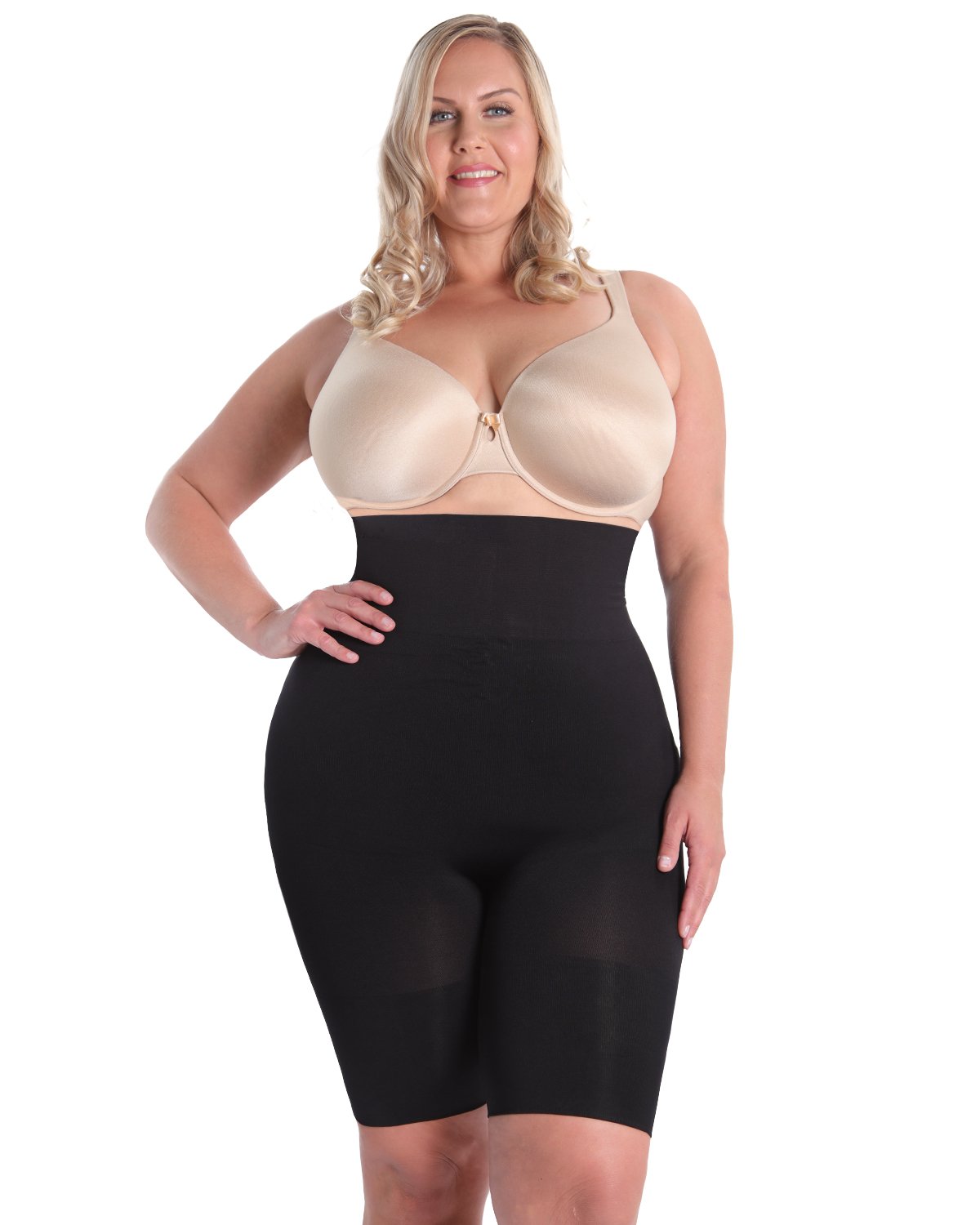 High-Waisted Seamless Firming Thigh Shaper