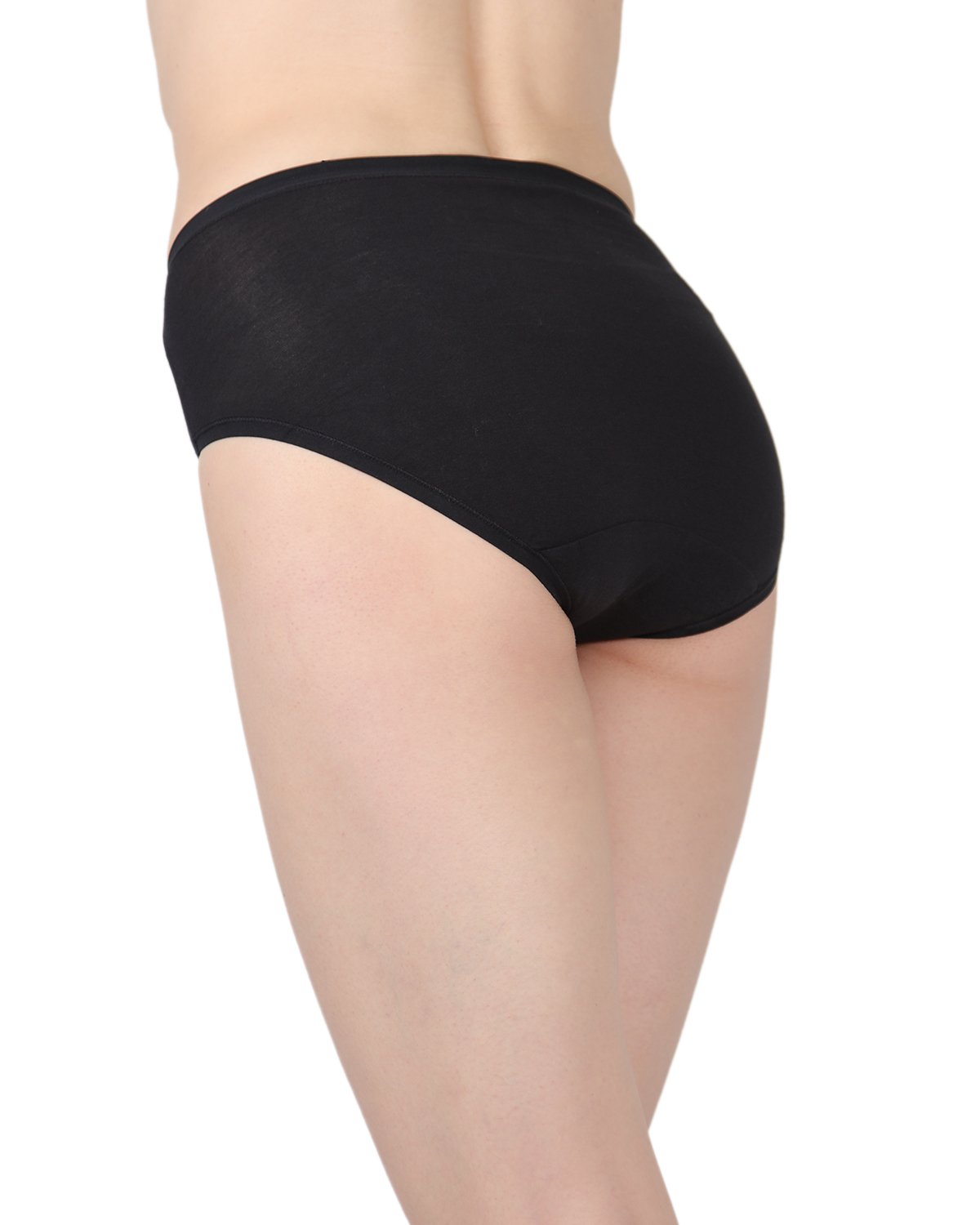 Ladies Combed Cotton Basic Brief Underwear 3-Pack