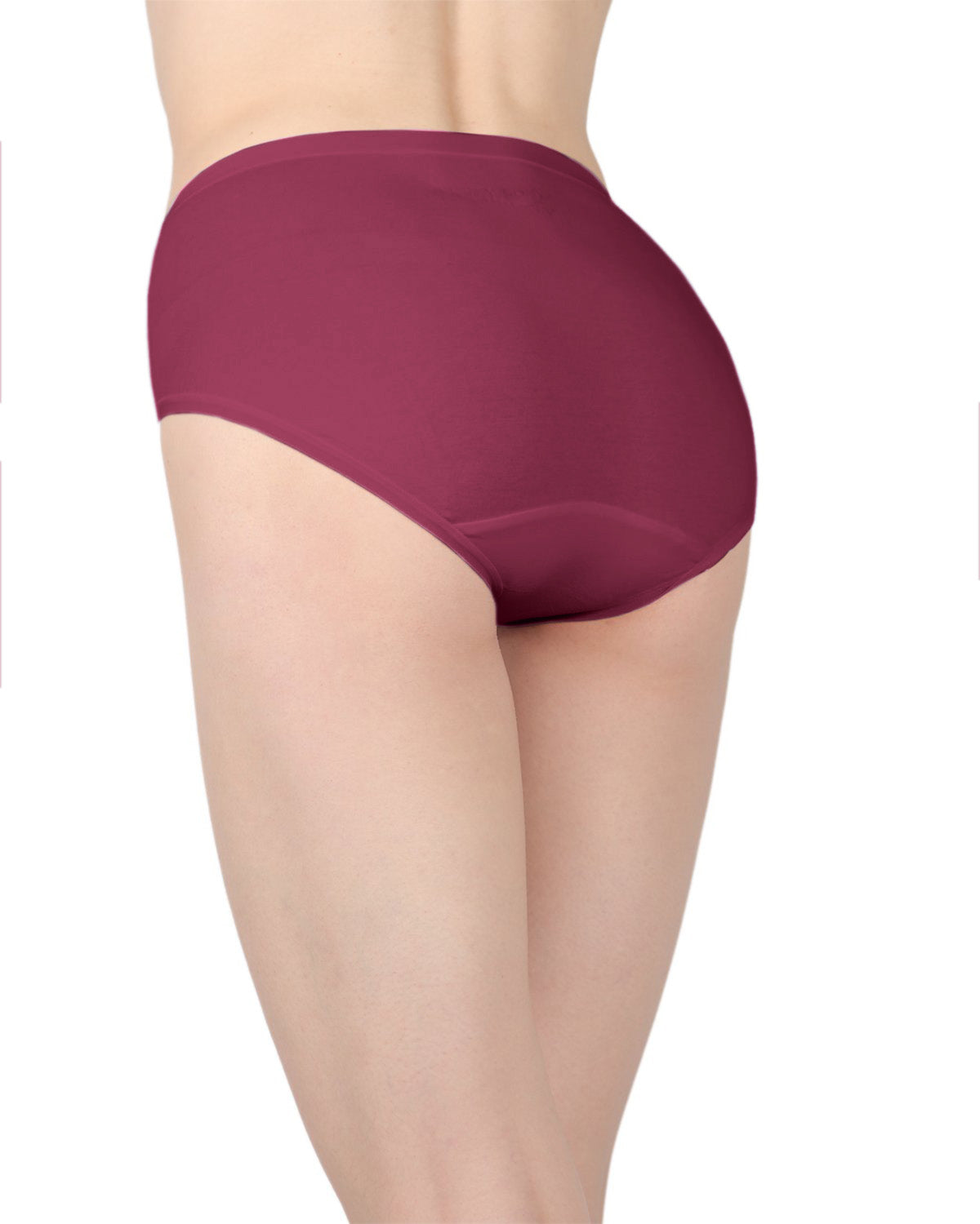 Ladies Combed Cotton Basic Brief Underwear 3-Pack