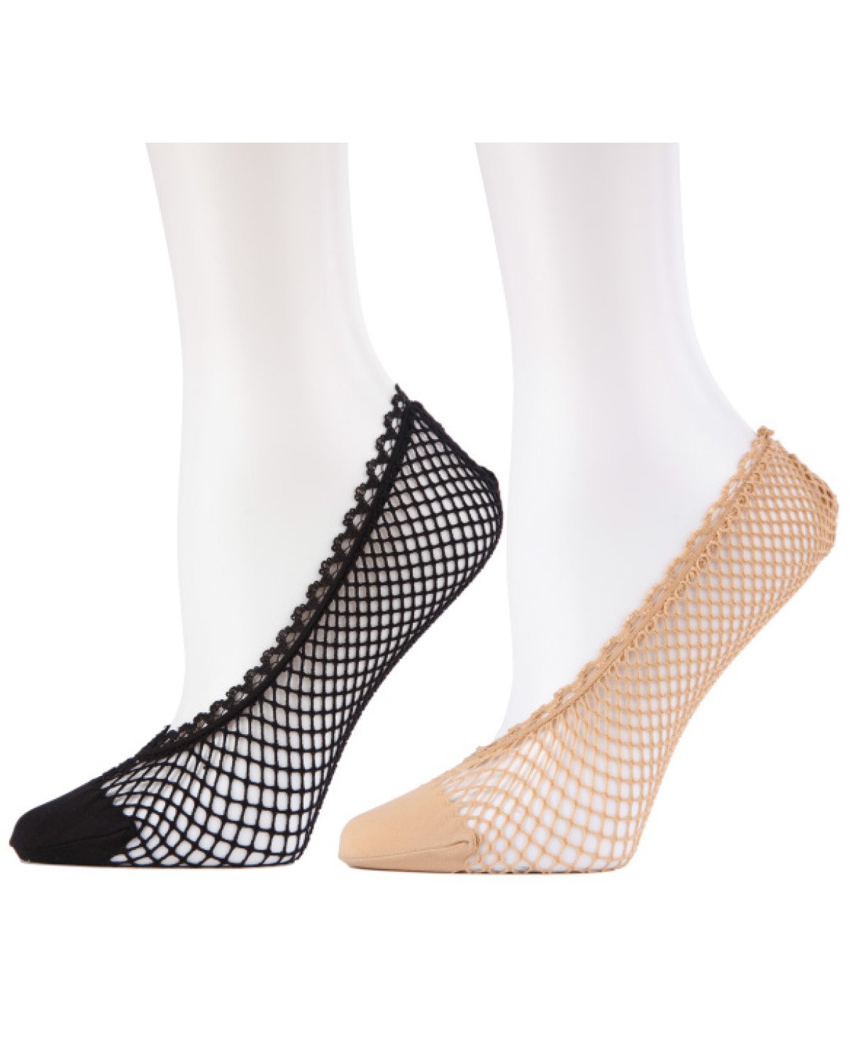 Knit Net Fishnet Sock Liners 2 Pack