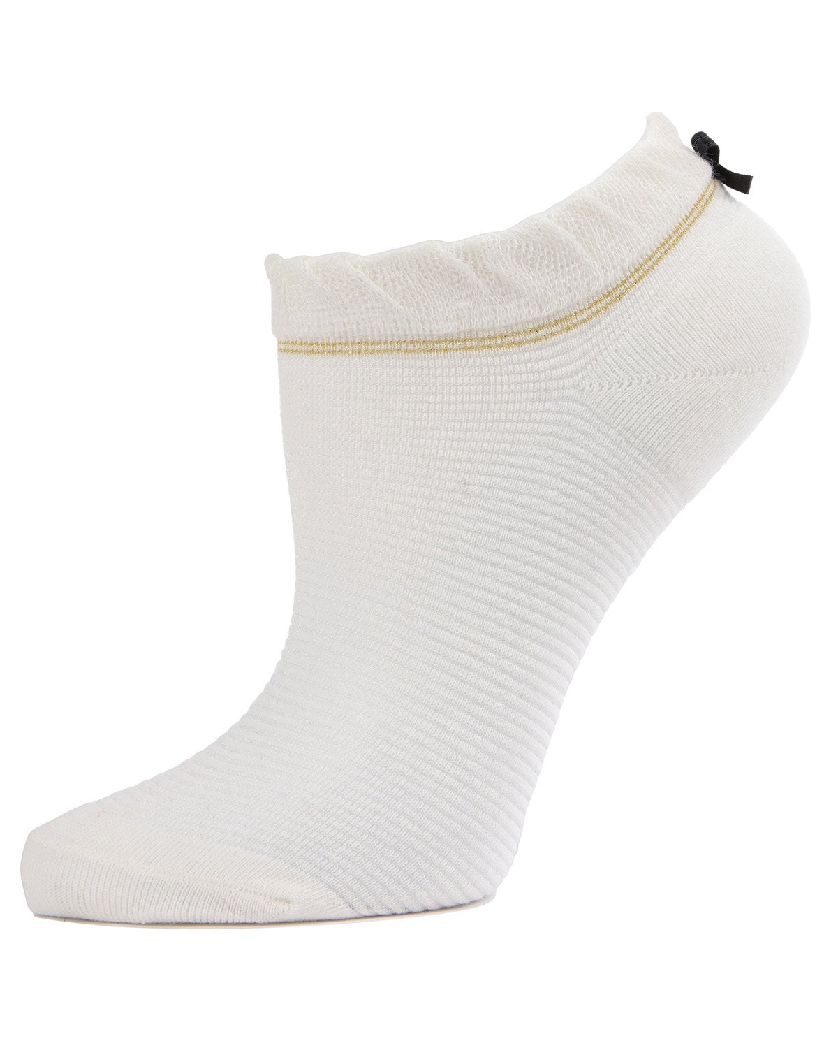 Striped Semi-sheer Women's Low Cut No Show Socks