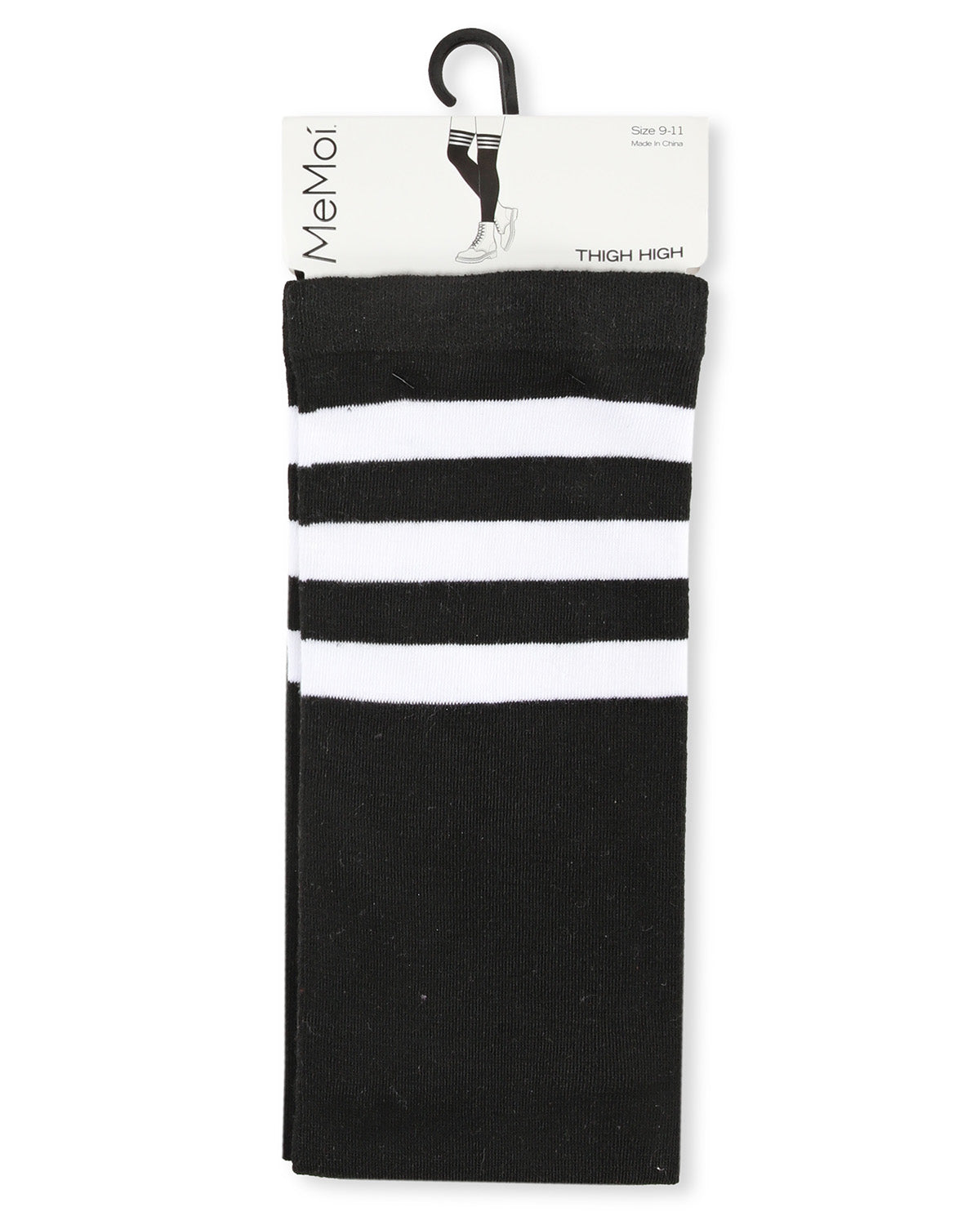 Women's Athletic Stripe Thigh High Sock