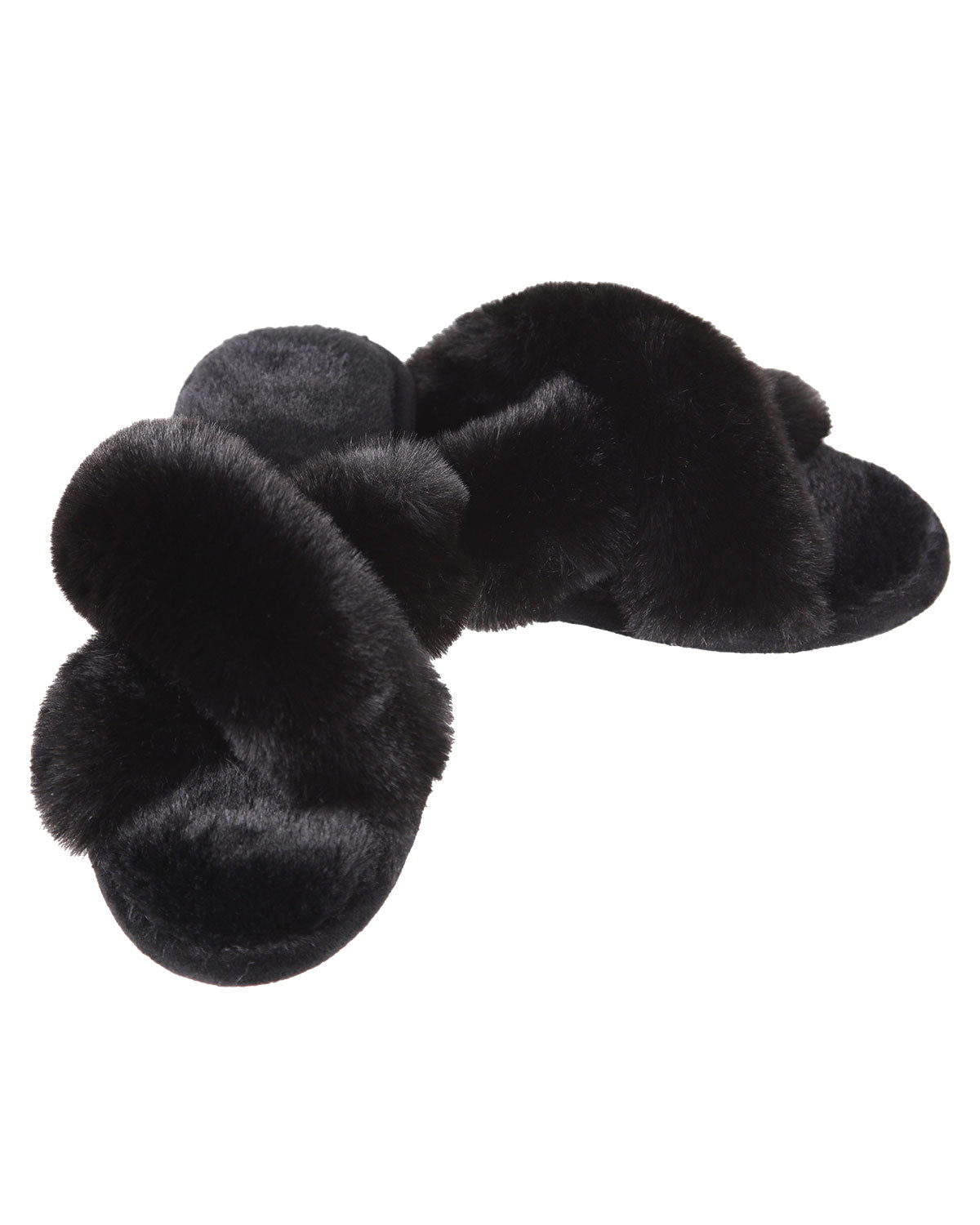 Women's Beverly Faux Fur Memory Foam Plush Slipper