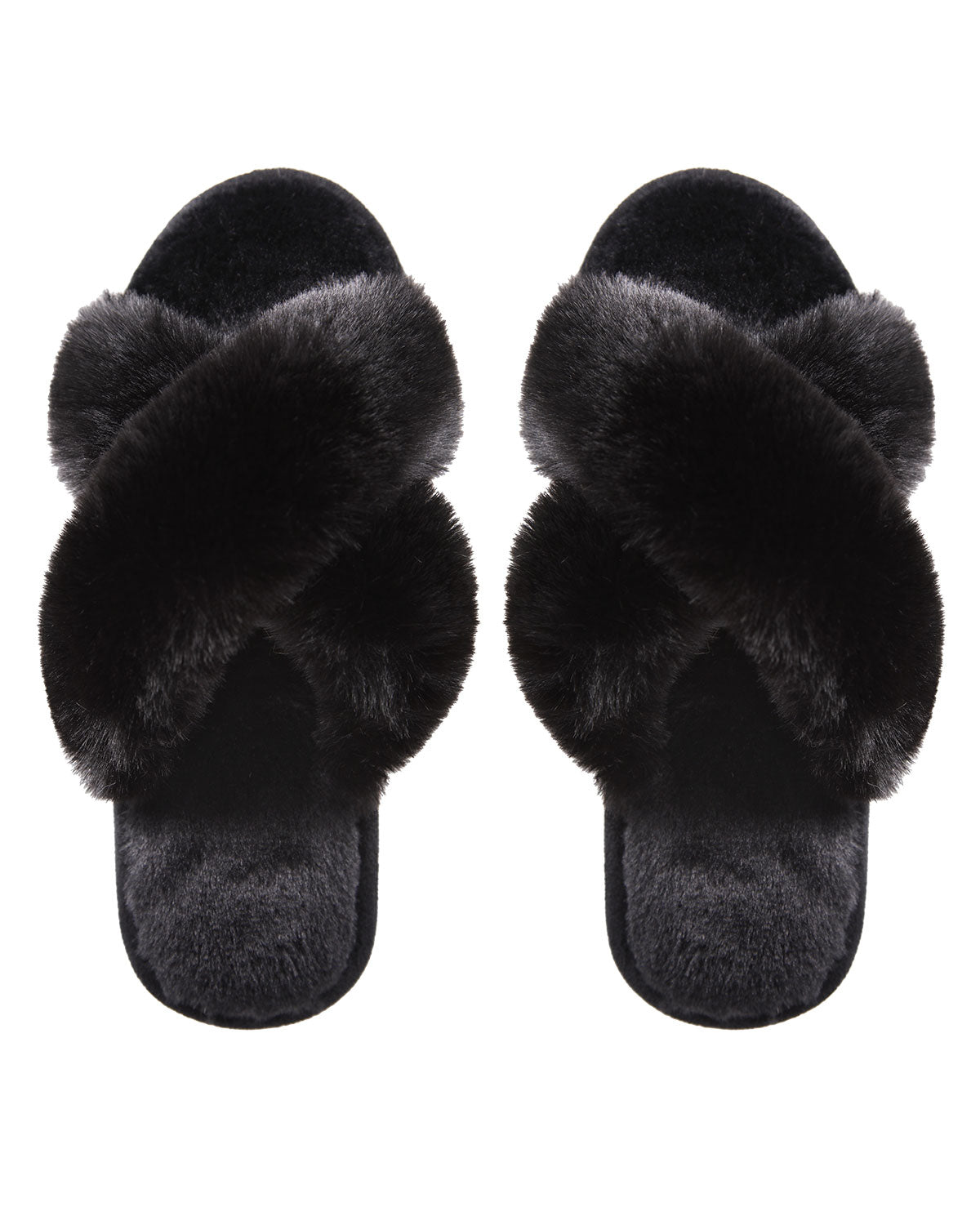 Women's Beverly Faux Fur Memory Foam Plush Slipper