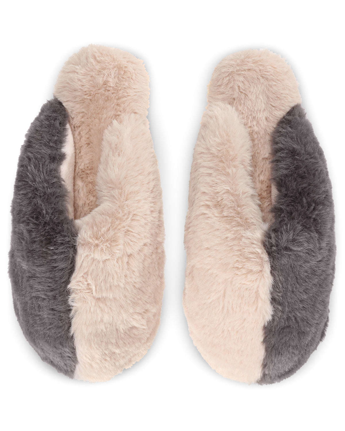 Women's Colorblock Plush Slippers