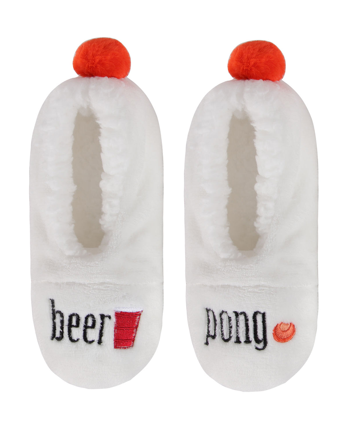 Women's Beer Pong Sherpa Lined Slippers