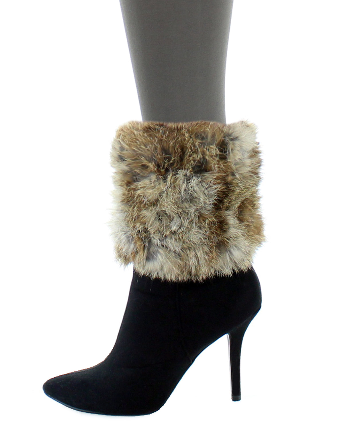 Natori Simple Rabbit Fur Women's Boot Toppers